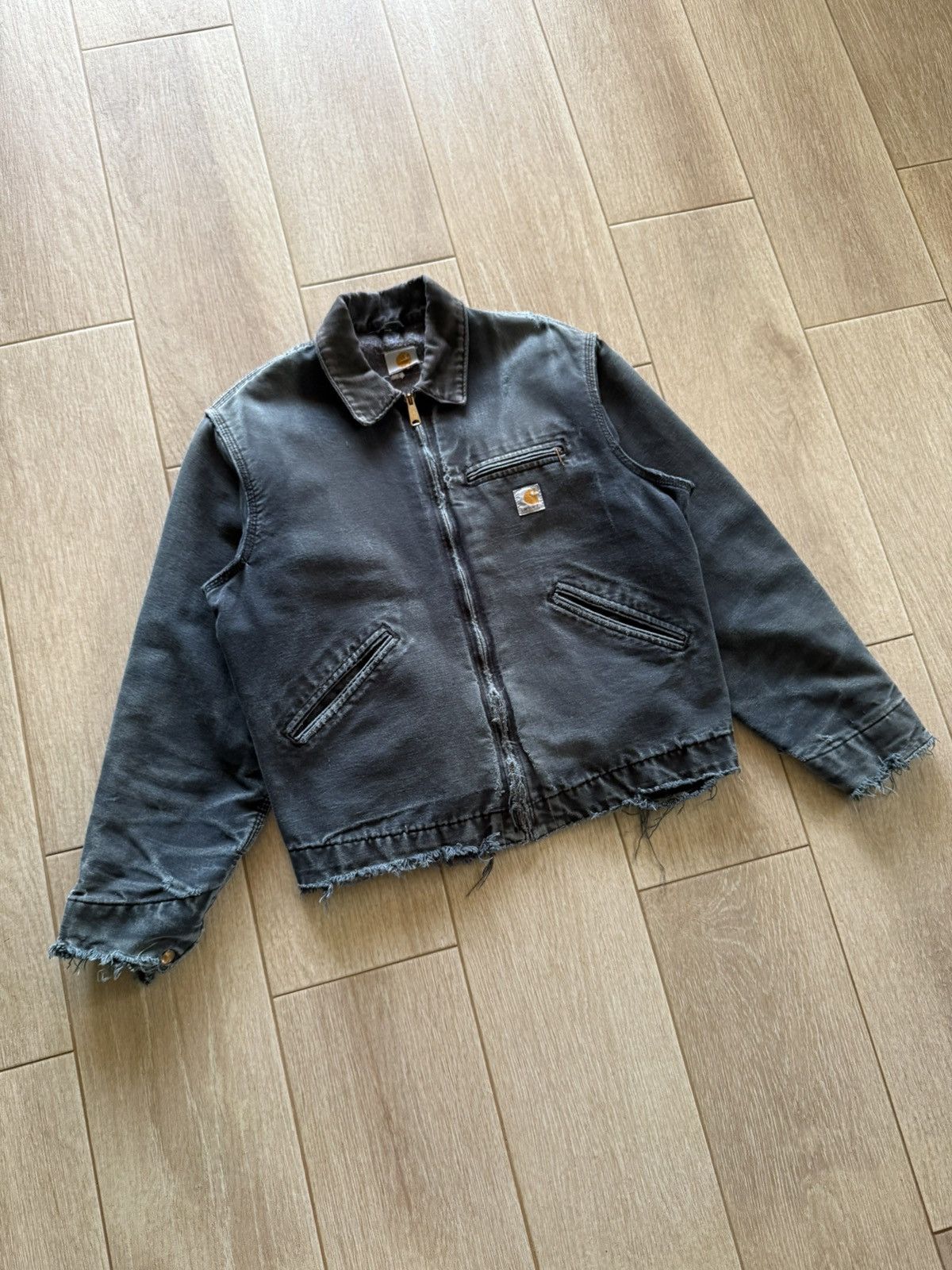 Carhartt J97 PTL Distressed carhartt Detroit Jacket Size US M / EU 48-50 / 2 - 2 Thumbnail