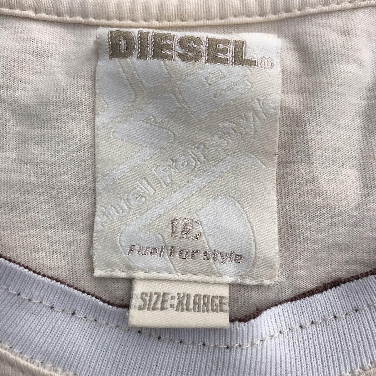 Diesel × Vintage Vintage Diesel Tshirt tee smiley logo acid house peace Cream Size US XL / EU 56 / 4 - 6 Thumbnail