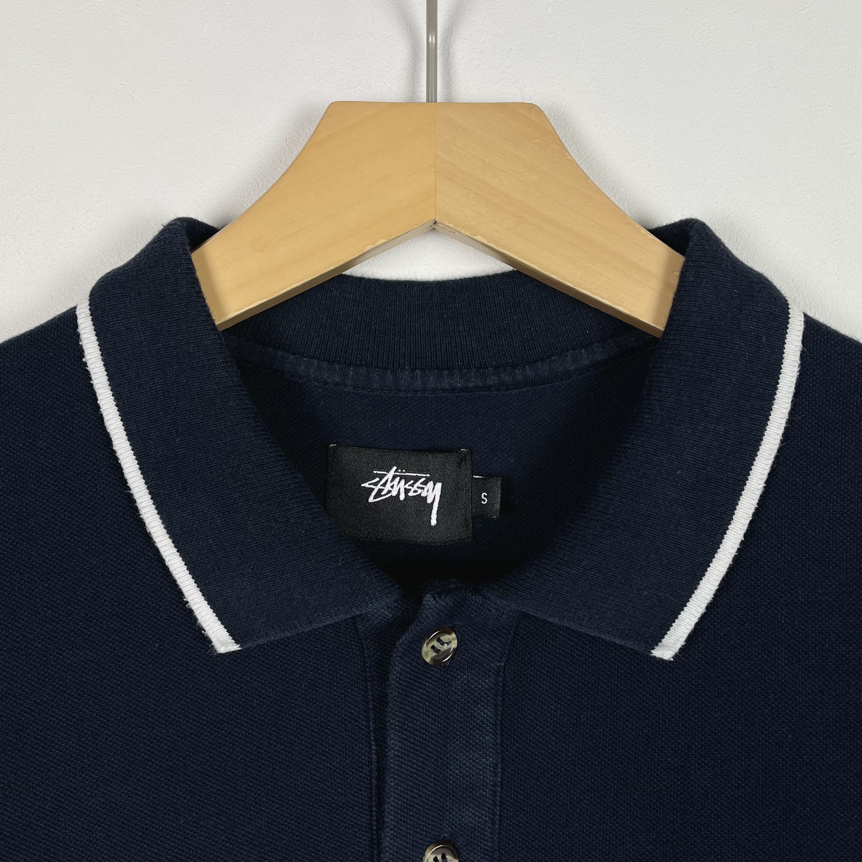 Stussy Vintage Stussy Tribe NYC Big Logo Polo Shirt 00’s Size US S / EU 44-46 / 1 - 11 Thumbnail