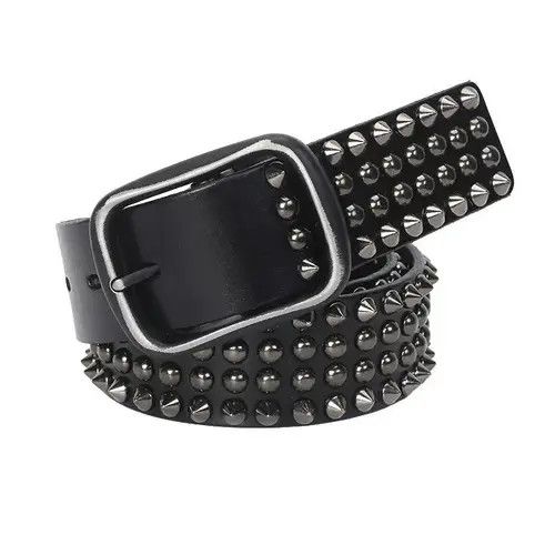 Other Leather Pin Belt Size ONE SIZE - 4 Thumbnail