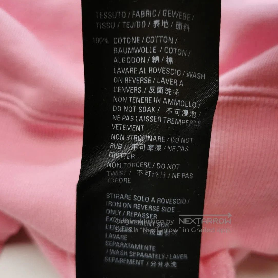 Balenciaga Balenciaga Pink Rhinestone Logo Cotton Hoodie S. Size S / US 4 / IT 40 - 8 Thumbnail