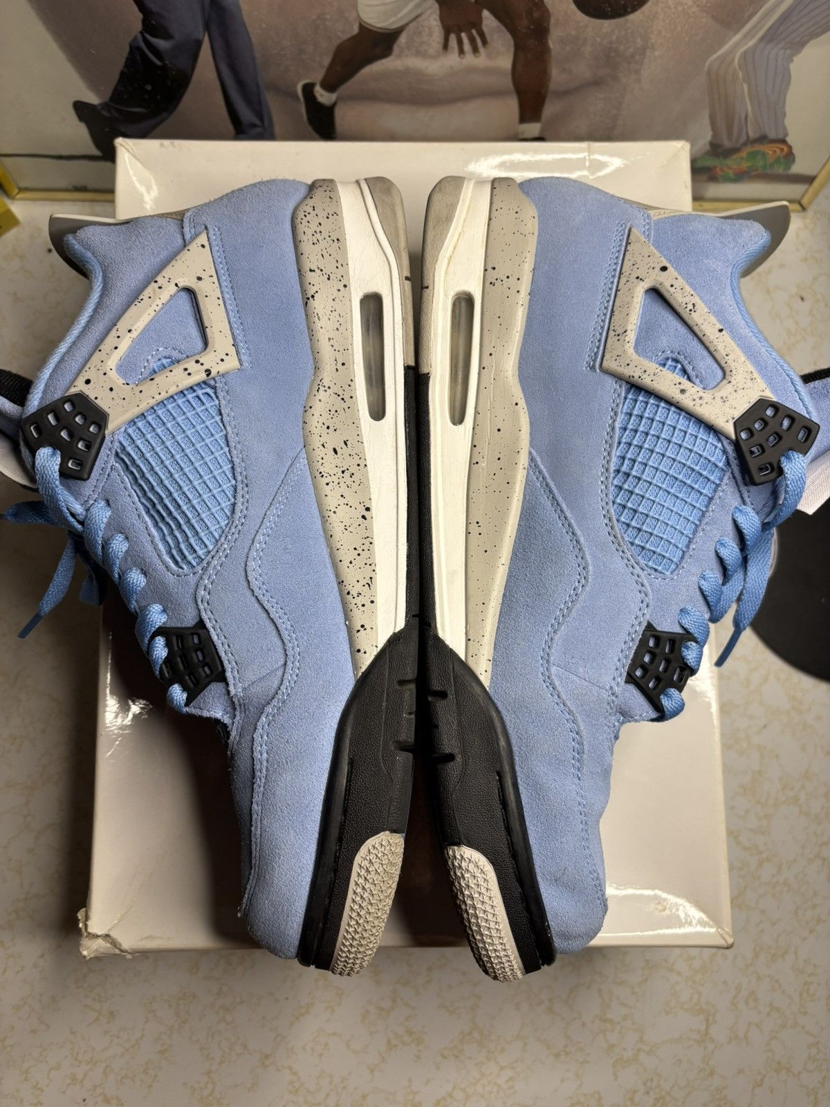 Jordan Brand Air Jordan 4 Retro UNC Size US 11.5 / EU 44-45 - 3 Thumbnail