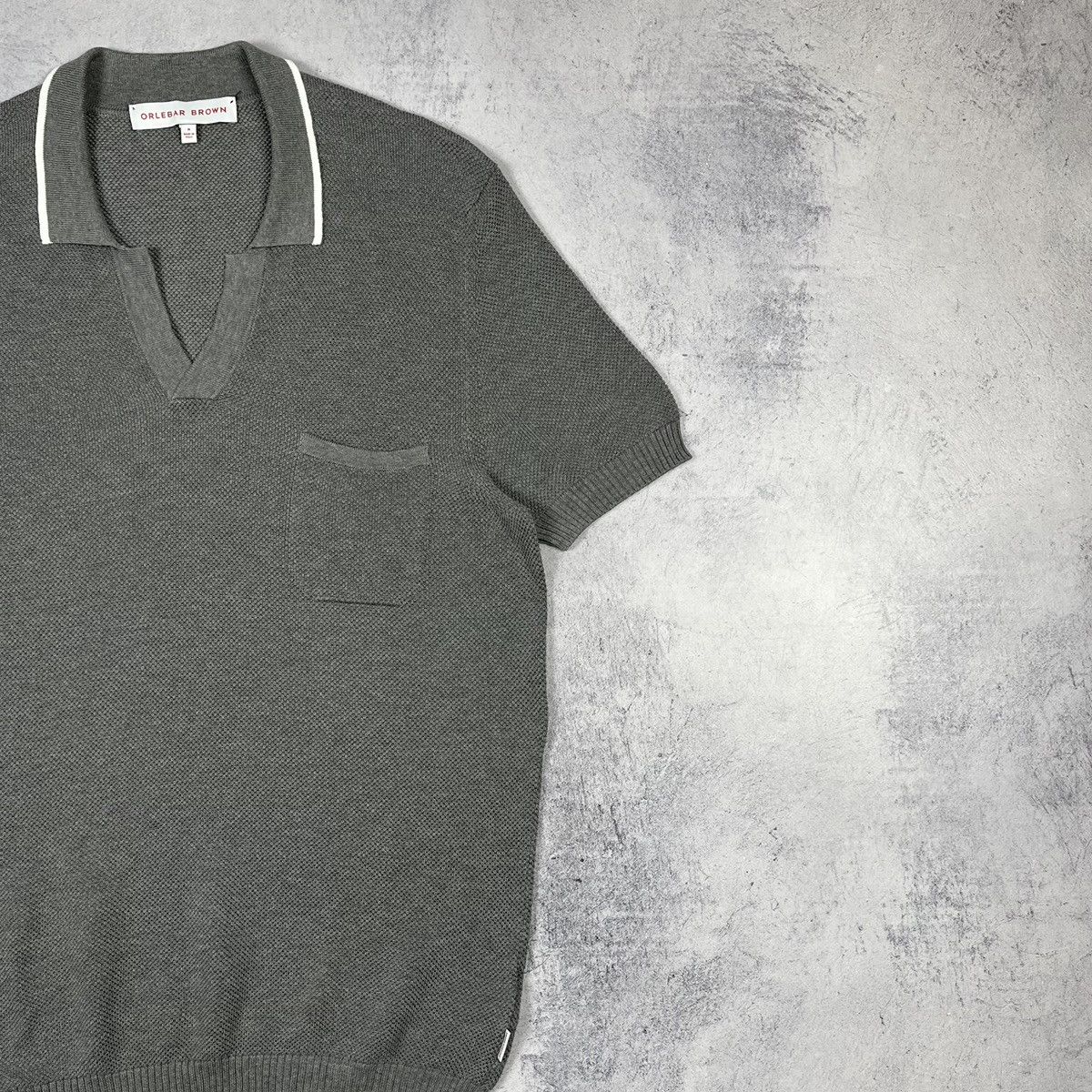 Orlebar Brown Luxury Orlebar Brown knit polo tee Size US M / EU 48-50 / 2 - 4 Thumbnail