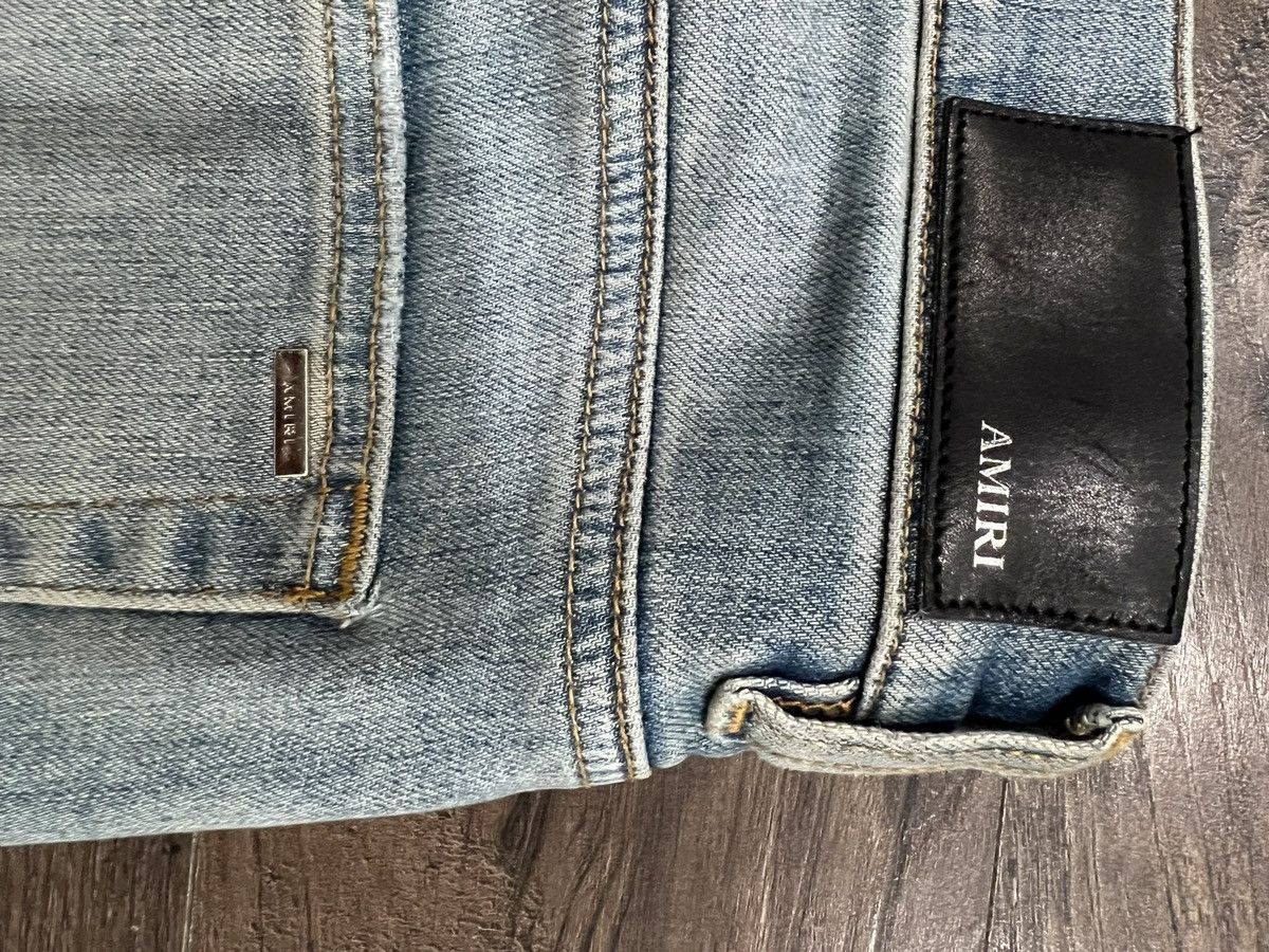 Amiri Amiri Jeans, Leather Amiri Staggered Print Size US 38 / EU 54 - 8 Thumbnail