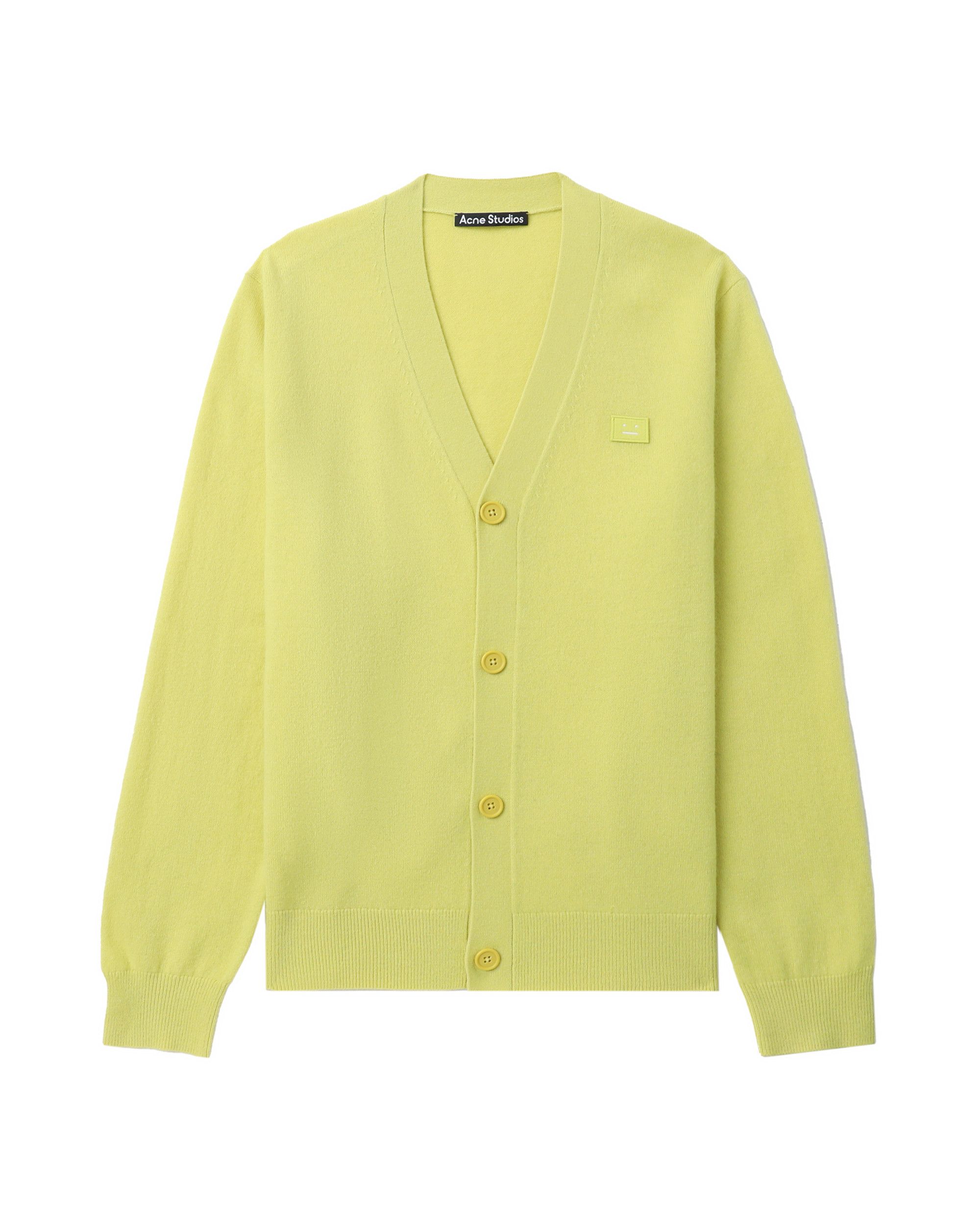 Acne Studios Acne Studios Face Stitched Detail Knit Cardigan Size US S / EU 44-46 / 1 - 1 Thumbnail