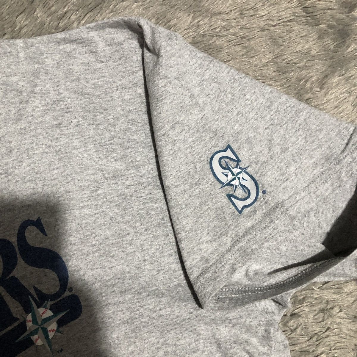 MLB × Nike × Vintage Vtg 90’ NIKE MLB MARINERS CENTER LOGO TSHIRT Size US XL / EU 56 / 4 - 7 Thumbnail
