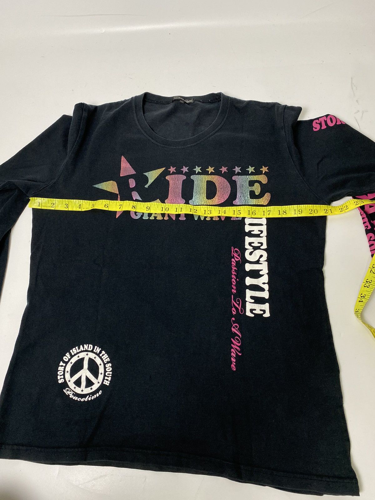 Hysteric Glamour × If Six Was Nine × Japanese Brand 💥vintage💥longsleeve wave motion hard japanese brand Size US L / EU 52-54 / 3 - 7 Thumbnail