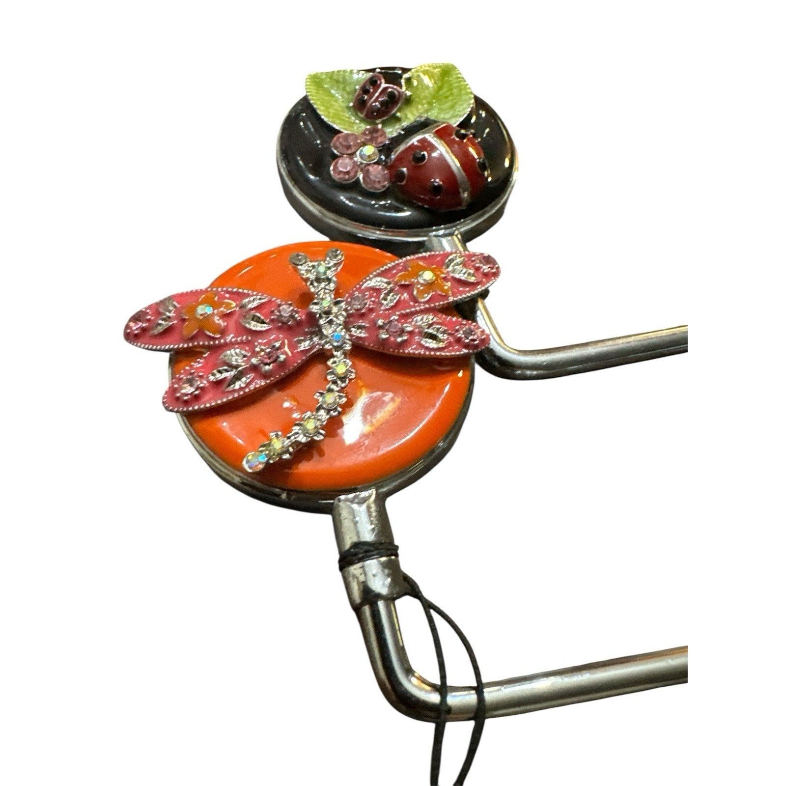 & Other Stories SPRING STREET PURSE HOOKS SET OF 2 DRAGONFLY & LADYBUG Size ONE SIZE - 3 Thumbnail