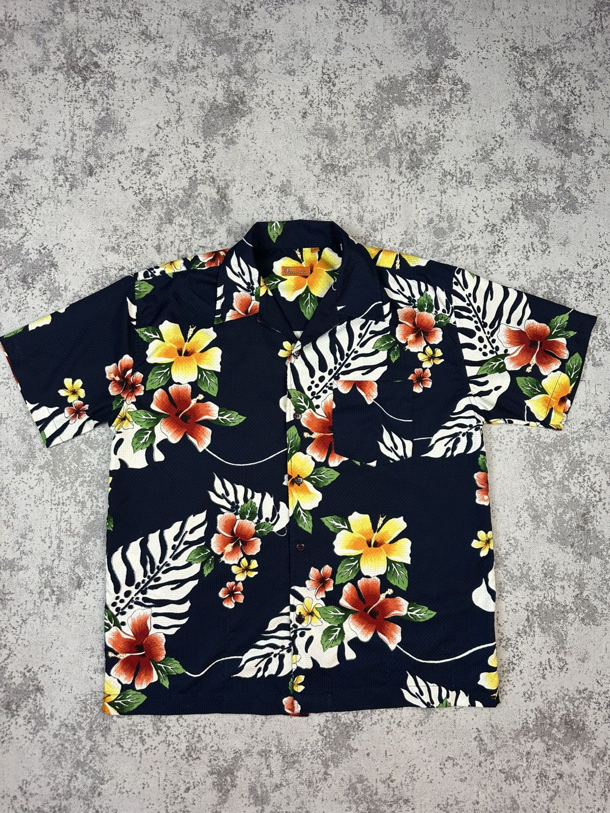 Japanese Brand Vintage Hawaiian Shirt Tropical Floral Print Size US L / EU 52-54 / 3 - 1 Thumbnail