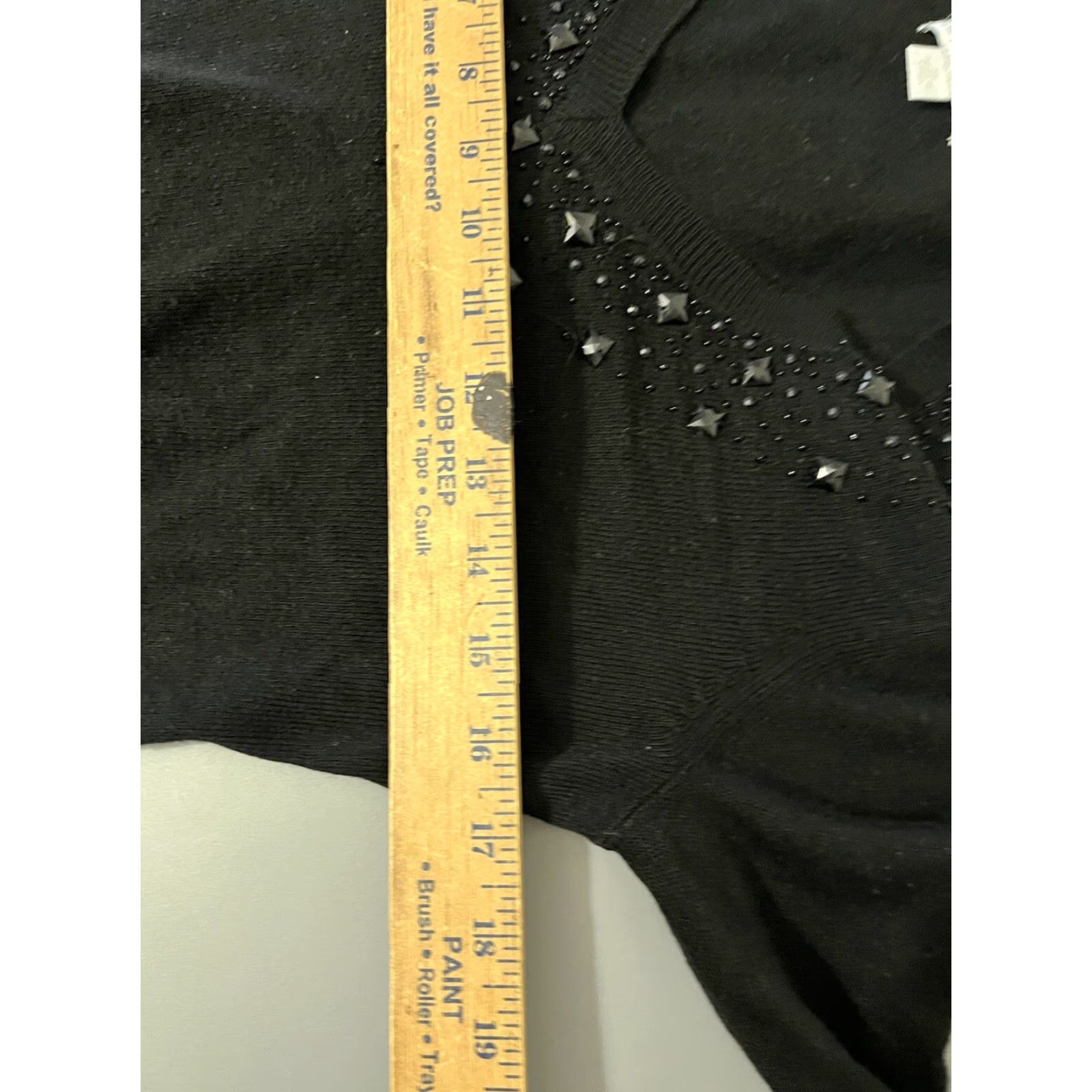 Vintage VINTAGE New York & Company Sweater Shirt Womens XS Long Sleeve V-Neck Black Knit Pullover Classic Knitwear Mens Womens Size XS / US 0-2 / IT 36-38 - 6 Thumbnail