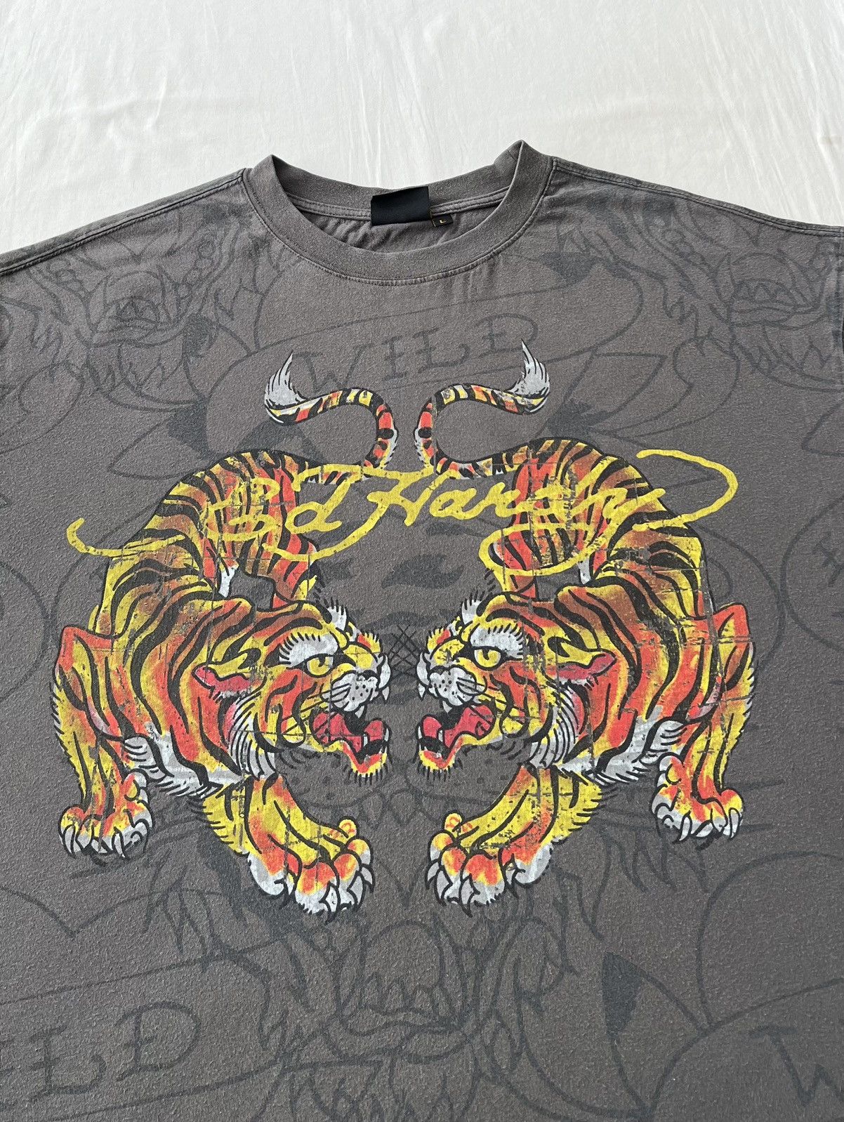 Ed Hardy Ed Hardy Urban Outfitters Tiger Tattoo AOP T-shirt Size US L / EU 52-54 / 3 - 5 Thumbnail