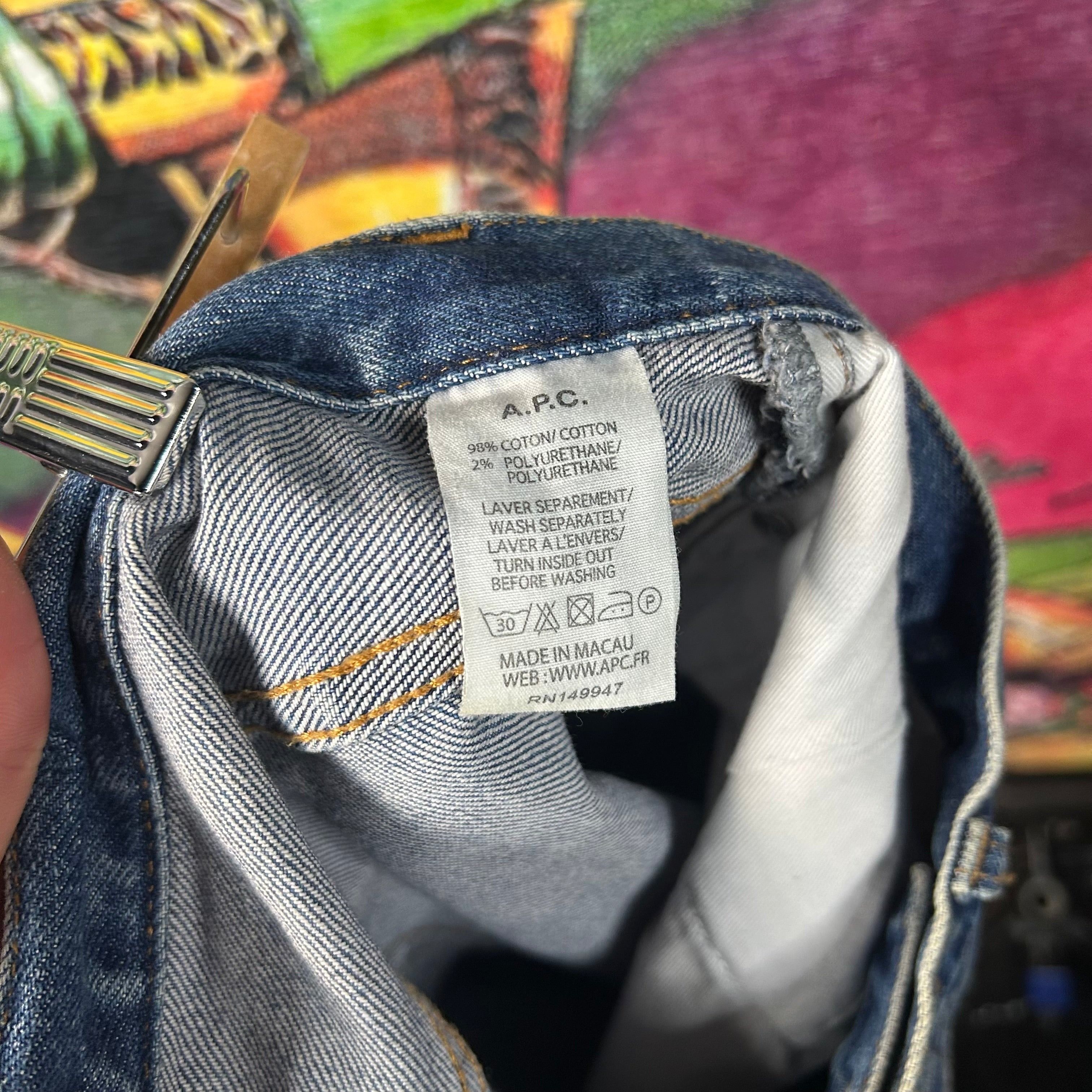 A.P.C. A.P.C Blue Denim Size 31” Size US 31 - 4 Thumbnail