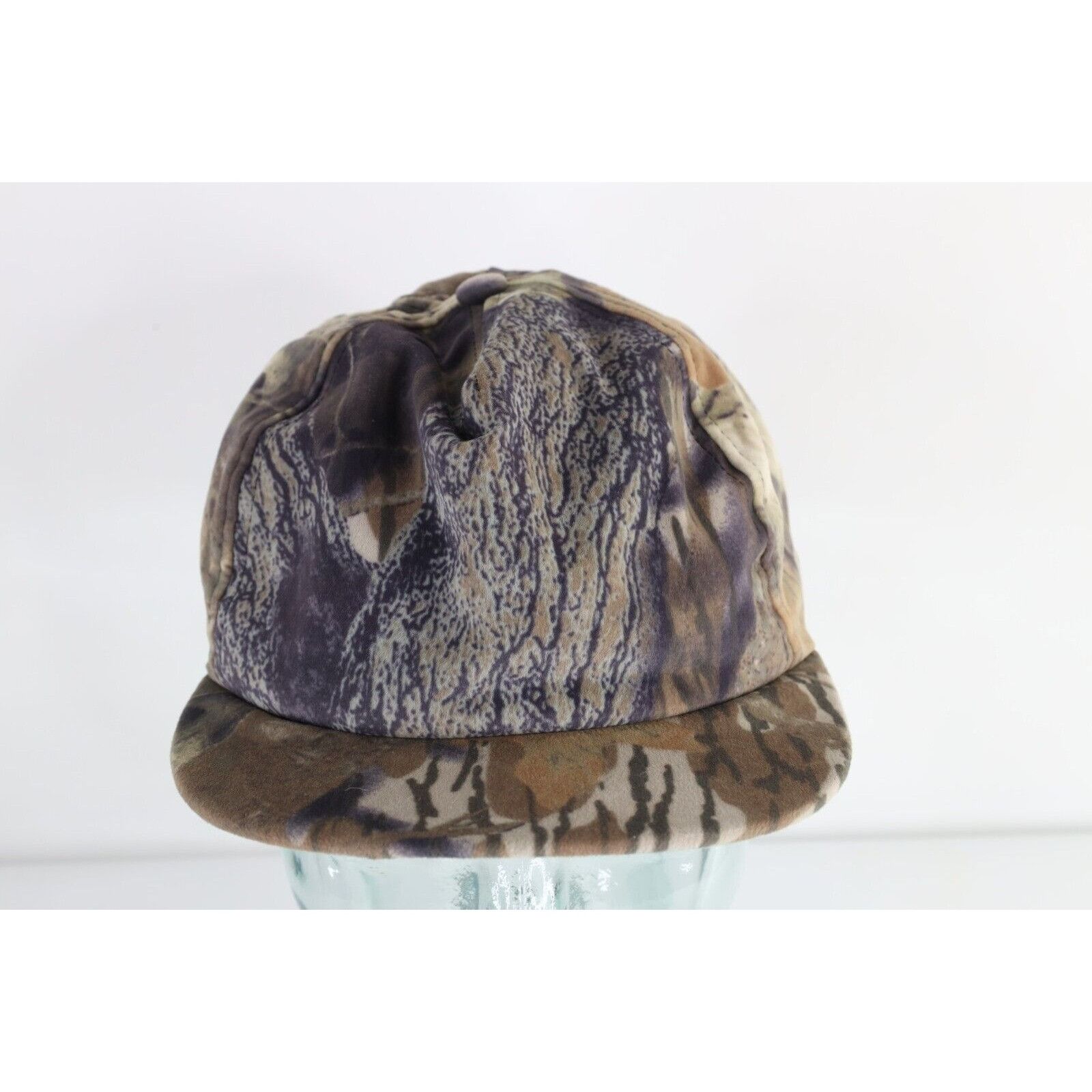 Vintage Vintage 80s Streetwear Camouflage Short Bill Hunting Hat Size ONE SIZE - 1 Thumbnail
