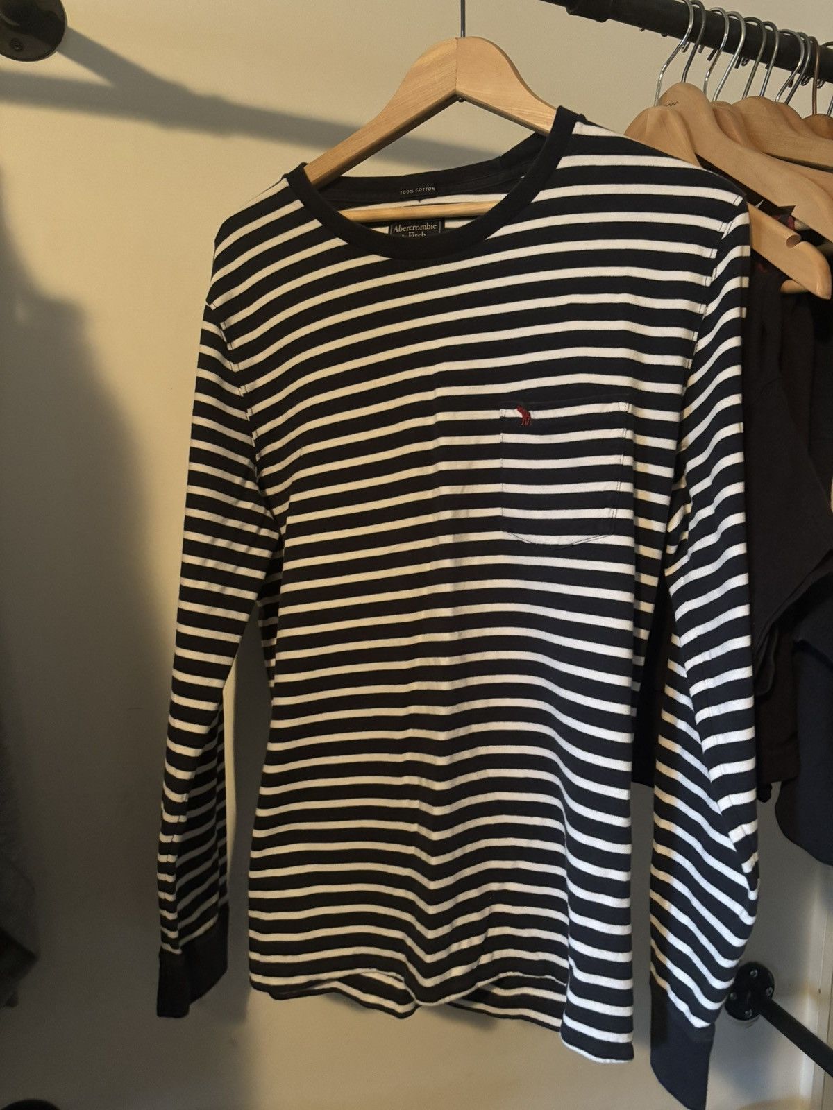 Abercrombie & Fitch Abercrombie & Fitch Stripped Long Sleeve Size US L / EU 52-54 / 3 - 1 Thumbnail