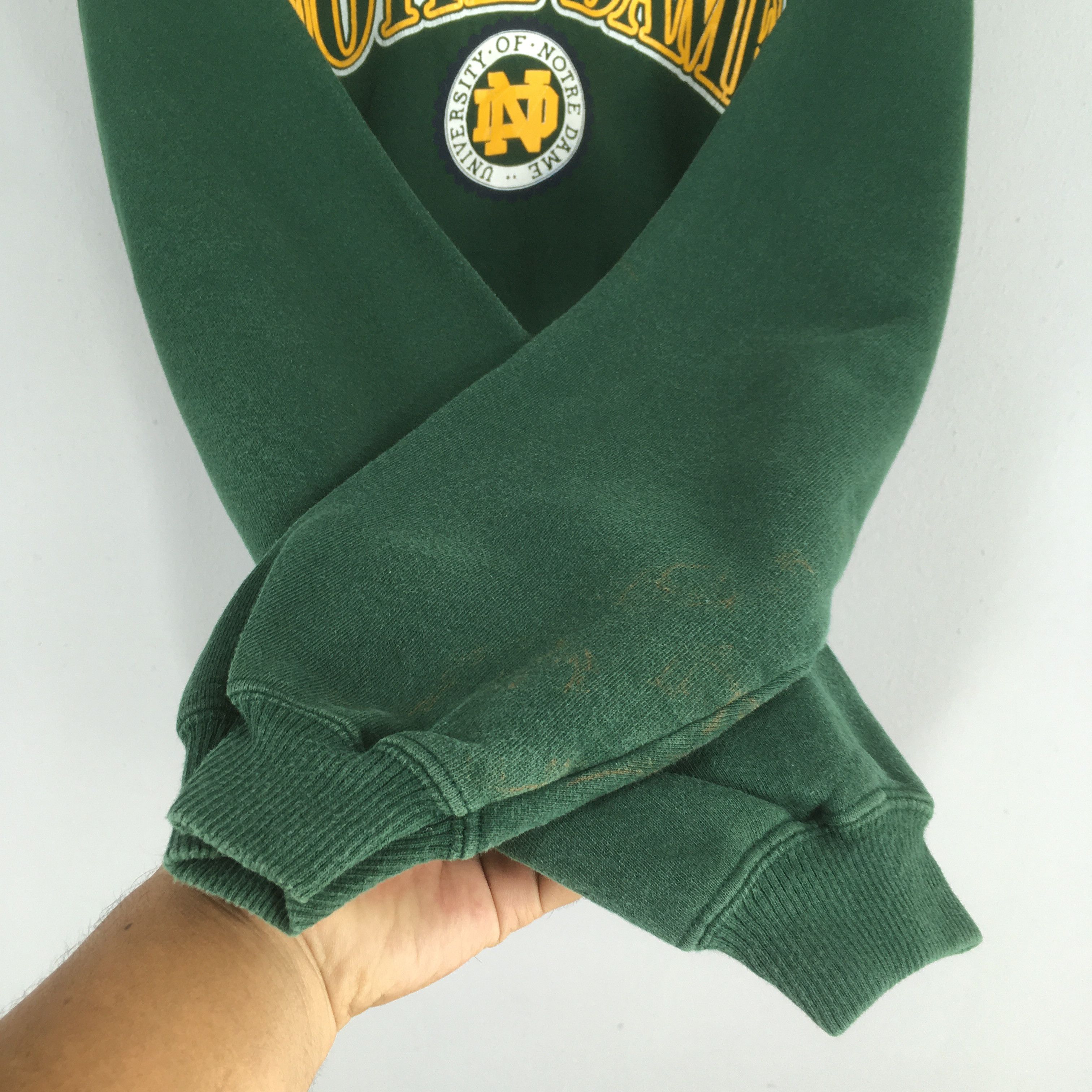 NCAA × Vintage Vintage University Notre Dame Sweatshirt XLarge Size US XL / EU 56 / 4 - 4 Thumbnail