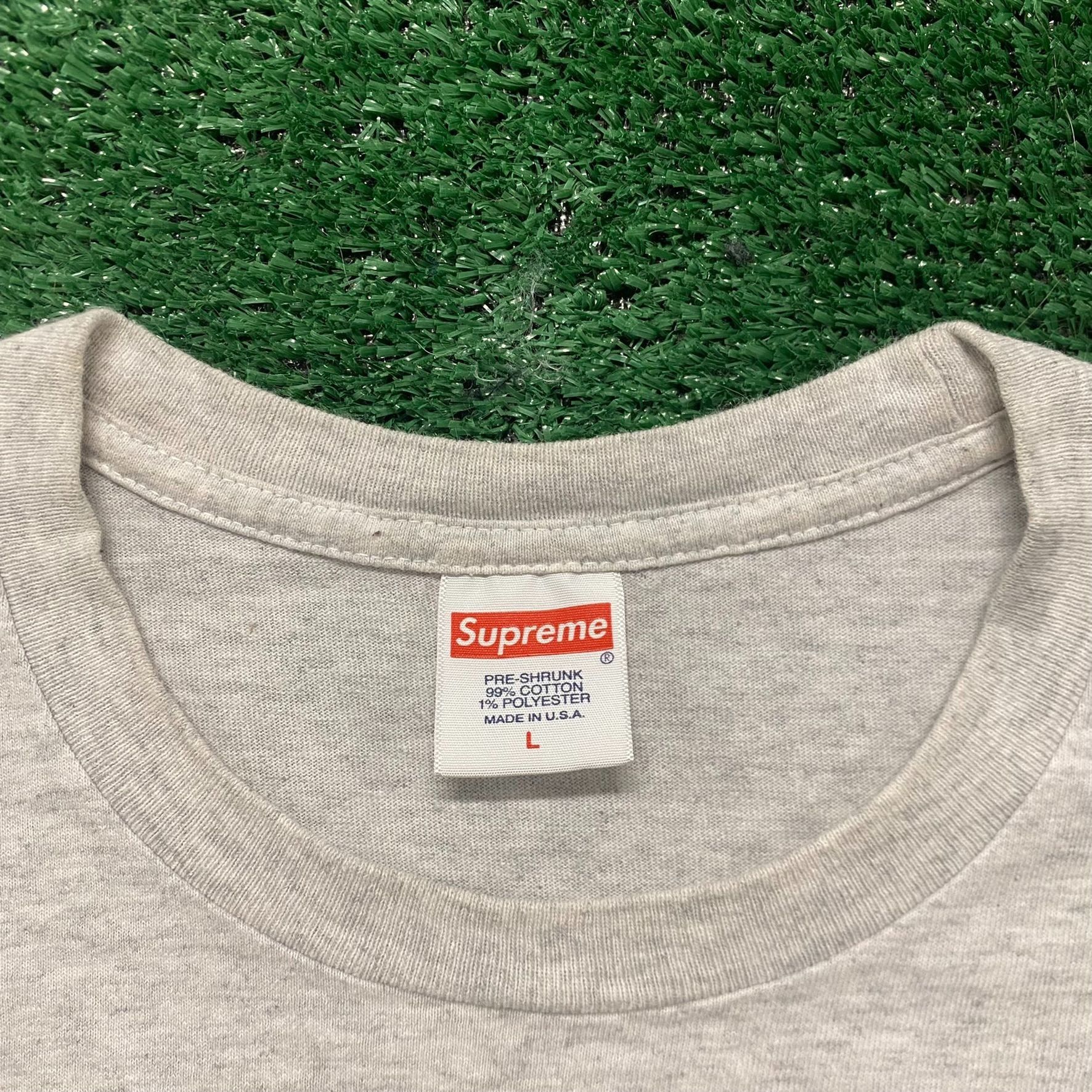 Supreme Supreme Naomi Campbell Floral T-Shirt Ash Gray Size US L / EU 52-54 / 3 - 3 Thumbnail