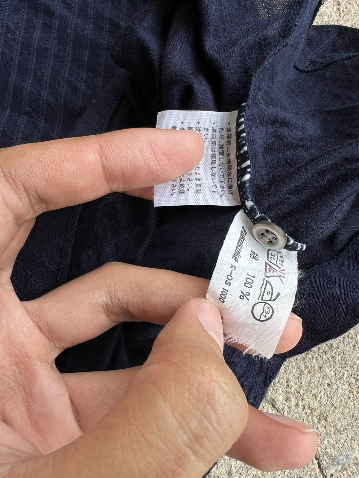 Saint Laurent Paris Paper Thin Thrashed 90s Yves Saint Laurent Polos tee Size US M / EU 48-50 / 2 - 5 Thumbnail