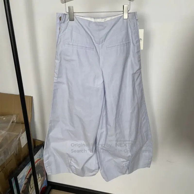 Chanel Chanel Summer Light Blue Cotton Casual Pants . Size 27" / US 4 / IT 40 - 2 Thumbnail