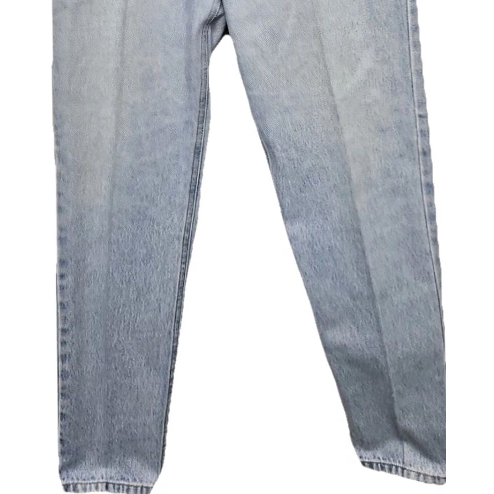 Bugle Boy VINTAGE Bugle Boy High Rise Tapered Jeans Women 10 Blue Denim 80s 90s Slim Cotton Zip Button Size 32" / US 10 / IT 46 - 3 Thumbnail