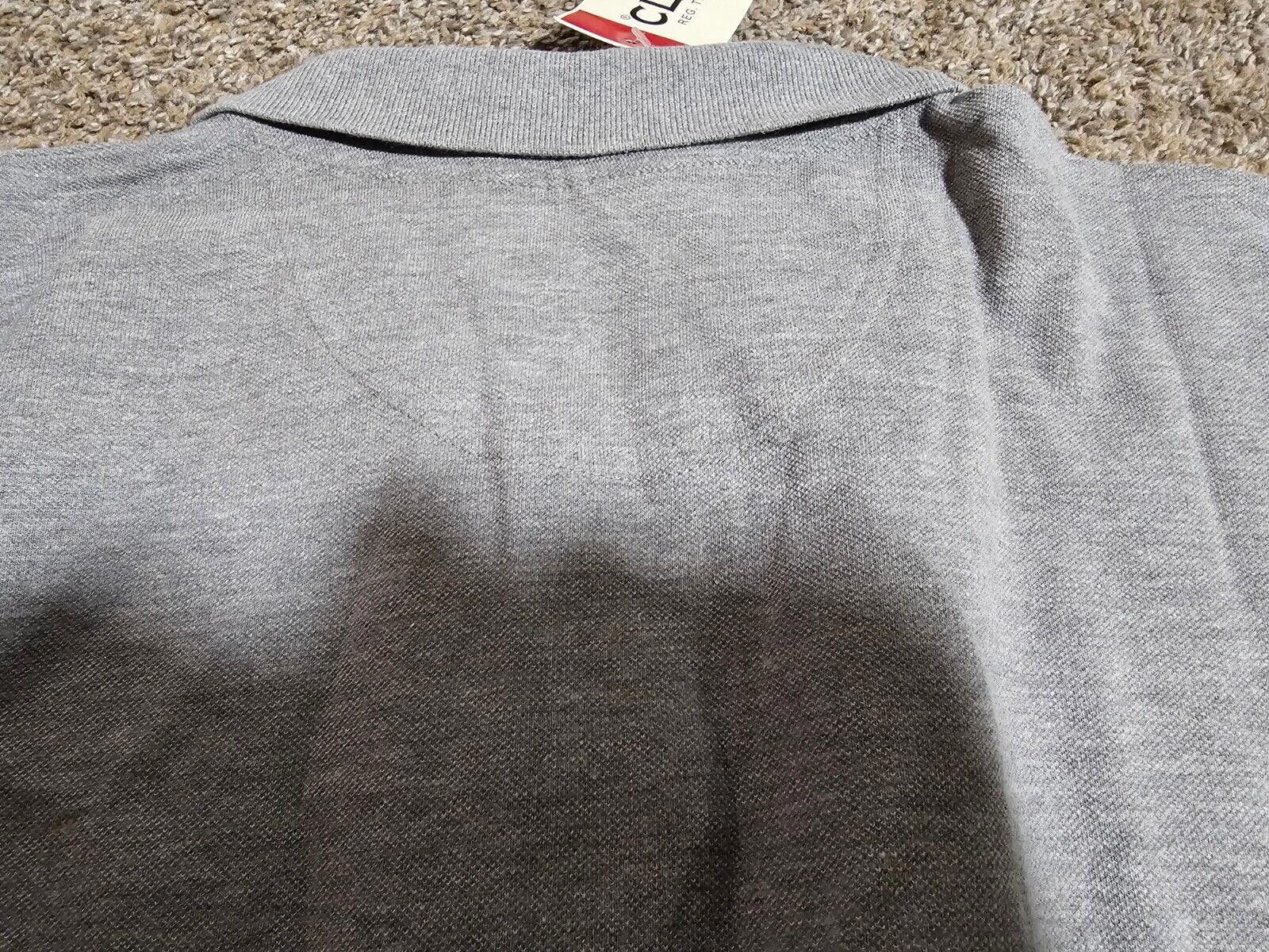 Clique clique polo shirt NWT 5xl XXXXXL Grey Gray Size US XXL / EU 58 / 5 - 8 Thumbnail