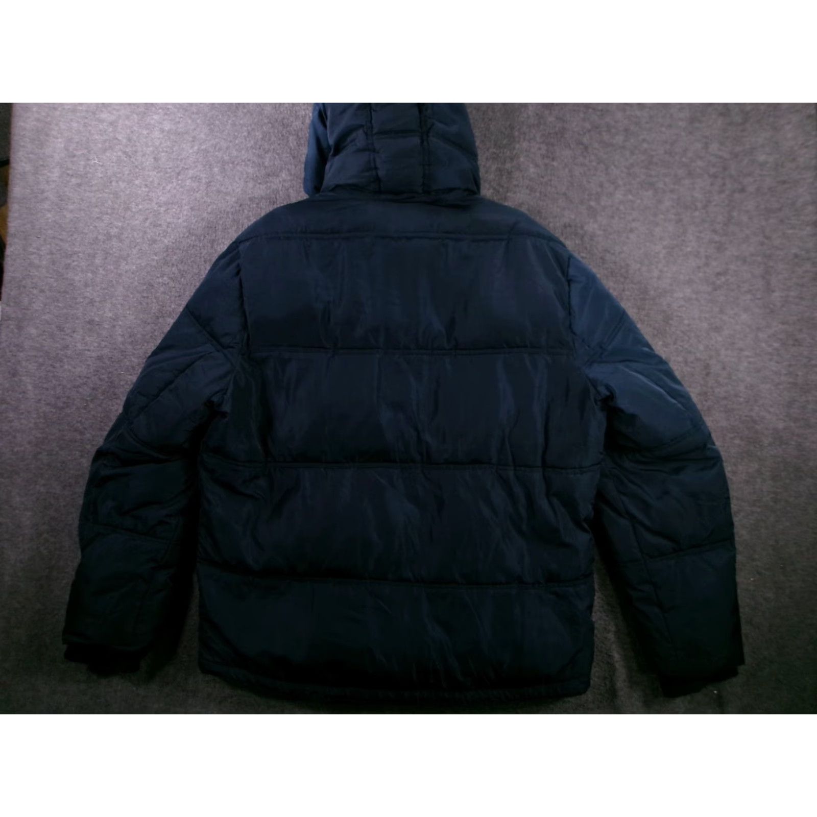 Lucky Brand Lucky Brand Jacket Mens L Navy Hooded Puffer Snap Zipper Winter Coat Insulated Size US L / EU 52-54 / 3 - 7 Thumbnail