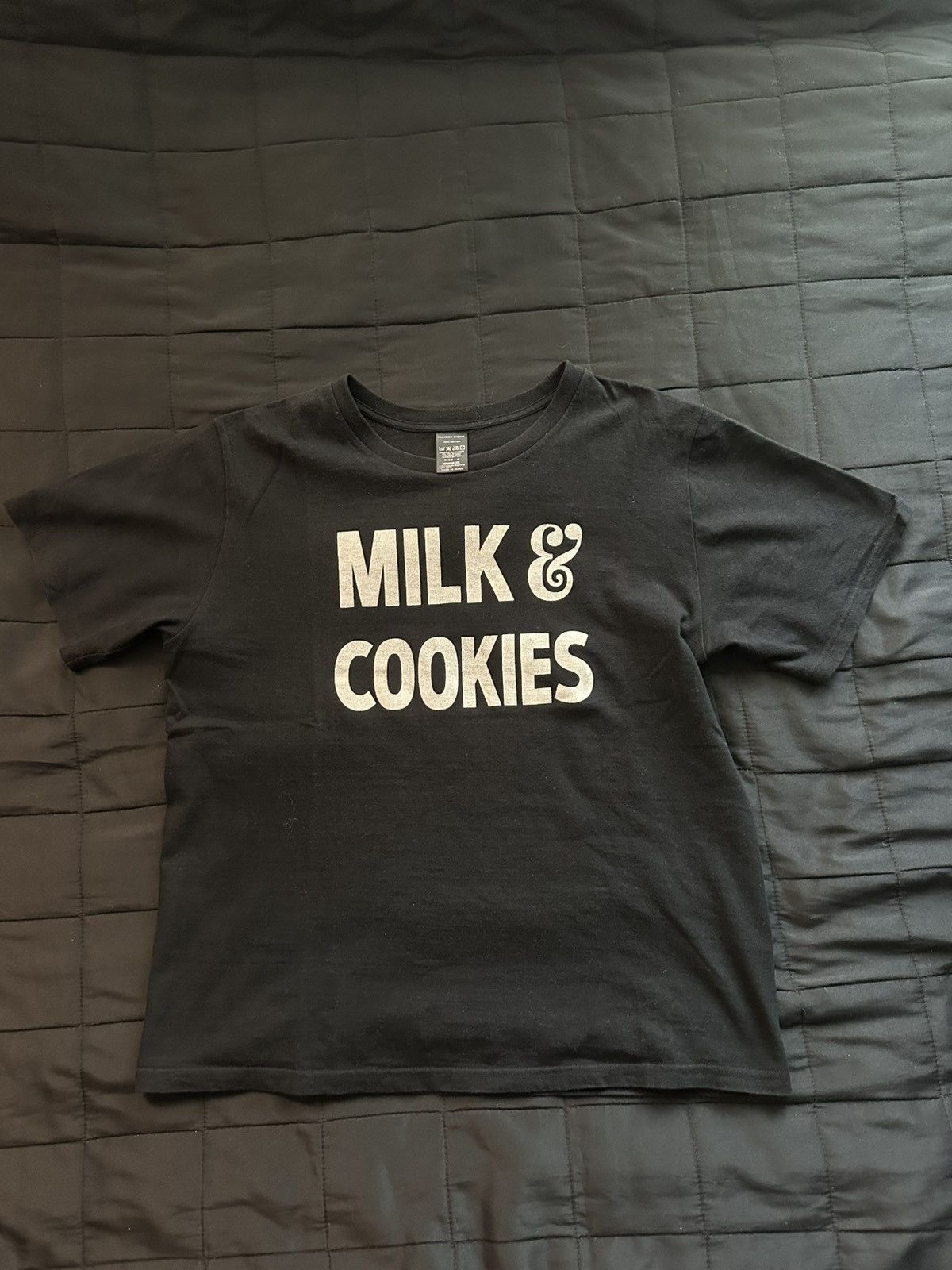 Number Nine Milk and Cookies size2白タグ NUMBER (N)INE SS 2001 “TIME MIGRATION” MILK AND COOKIES T SHIRT