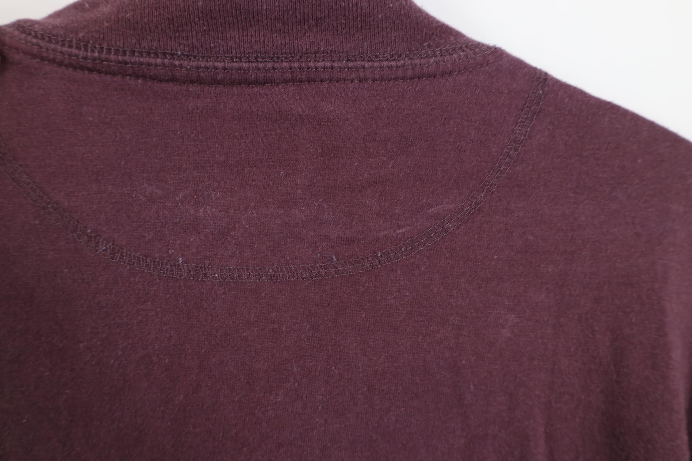 Vintage Vintage 90s Streetwear Long Sleeve Henley T-Shirt Purple Size US L / EU 52-54 / 3 - 9 Thumbnail