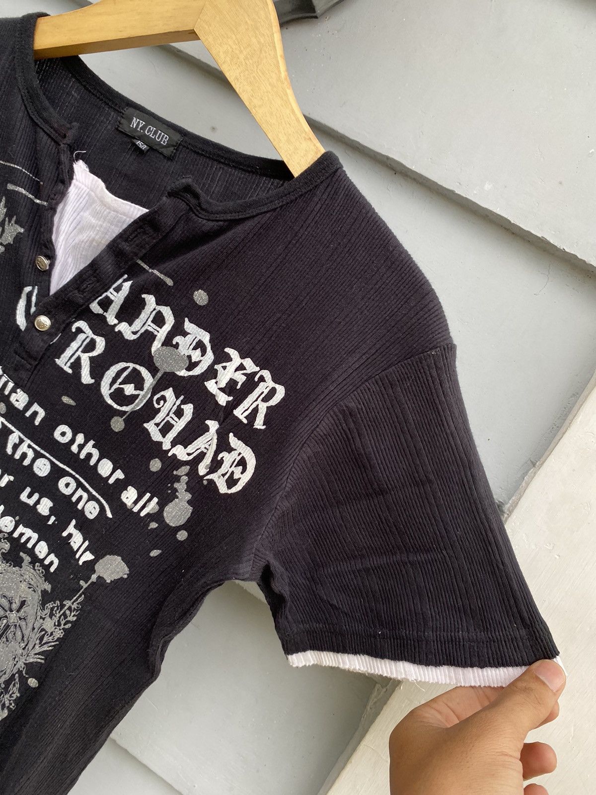 If Six Was Nine NY. CLUB Under Ground Poem Double Layer Japanese Tshirt Size M / US 6-8 / IT 42-44 - 5 Thumbnail