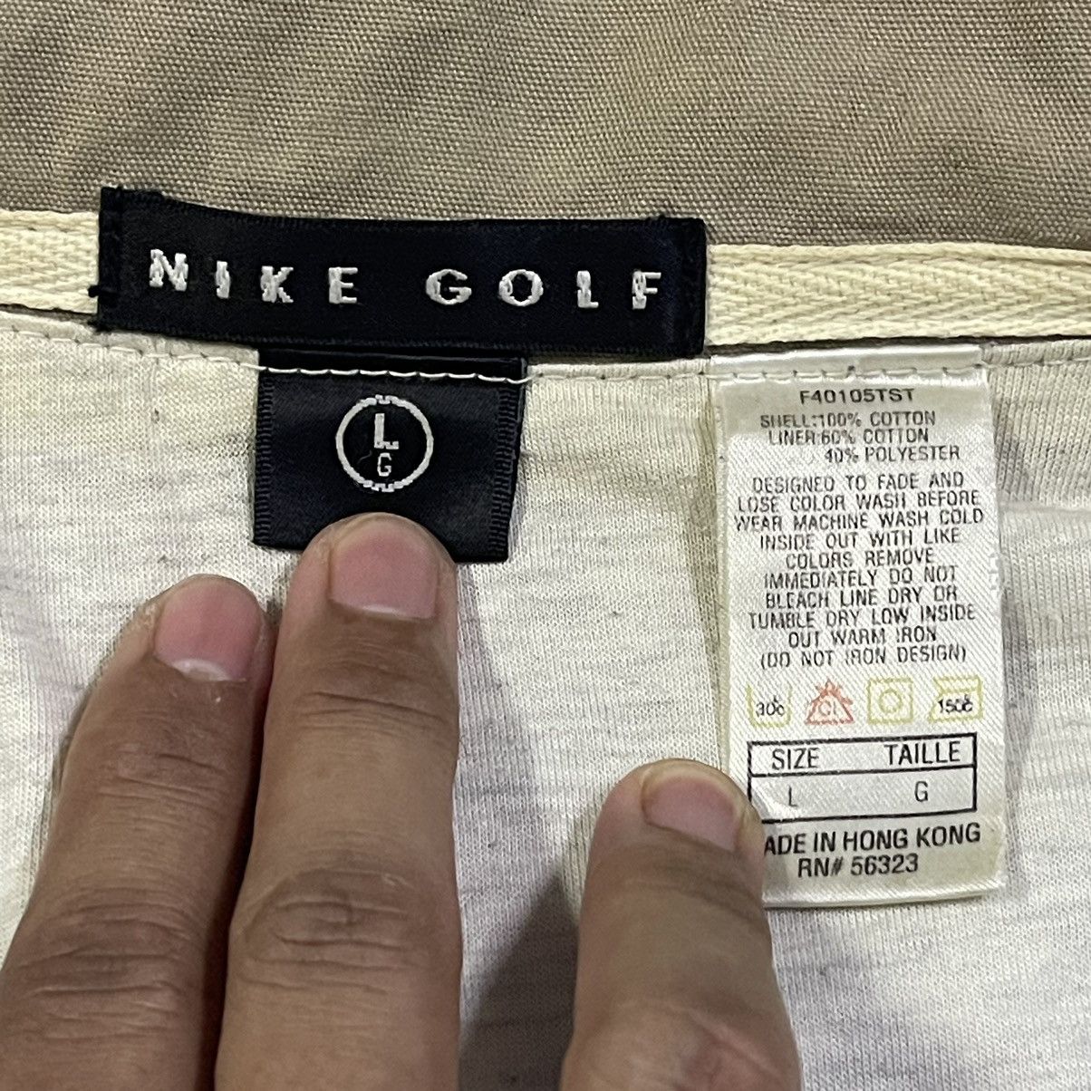 Nike Vintage Nike Golf Zipper Jacket Size US L / EU 52-54 / 3 - 14 Thumbnail