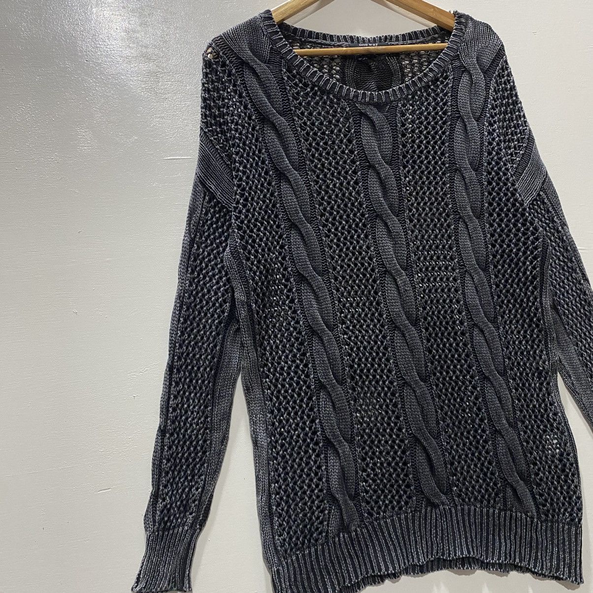 Homespun Knitwear × Japanese Brand One Way Crochet Cable Knitwear Size M / US 6-8 / IT 42-44 - 2 Thumbnail