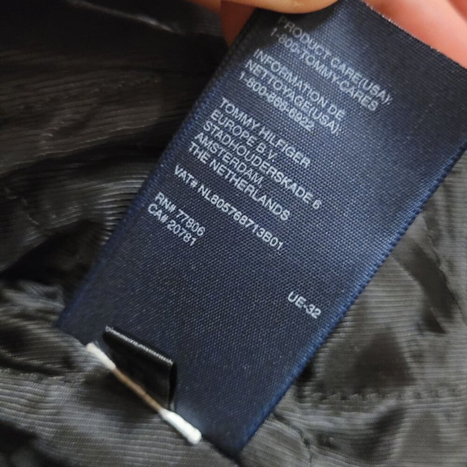 Tommy Hilfiger Tommy Hilfiger Black Wool Blend Double Breasted Peacoat Size US L / EU 52-54 / 3 - 7 Thumbnail