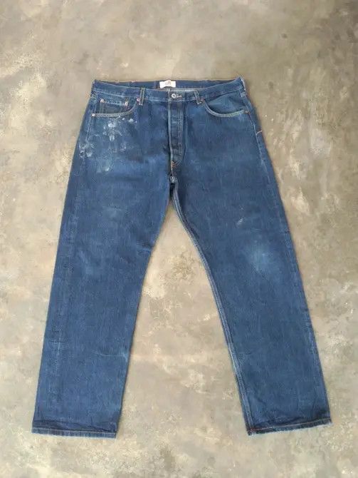 Levi's Vintage Levi's 501 Painter Distressed Straight Leg Jeans Size US 38 / EU 54 - 1 Thumbnail