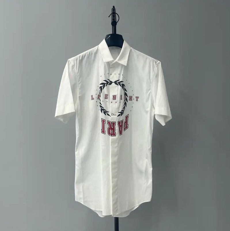 Dior Dior White Cotton Short Sleeve T-shirt 0089 Size US XS / EU 42 / 0 - 1 Thumbnail