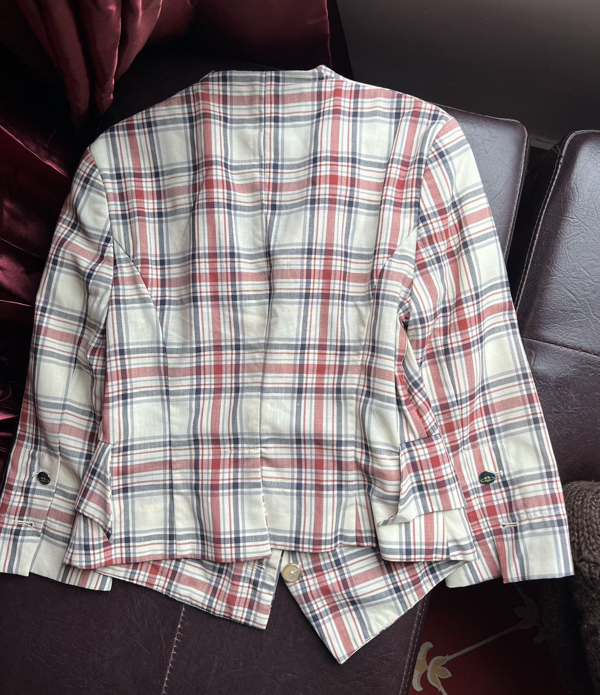 Vivienne Westwood Vivienne Westwood red label tartan wool blazer ♥️💙 Size XS / US 0-2 / IT 36-38 - 7 Thumbnail