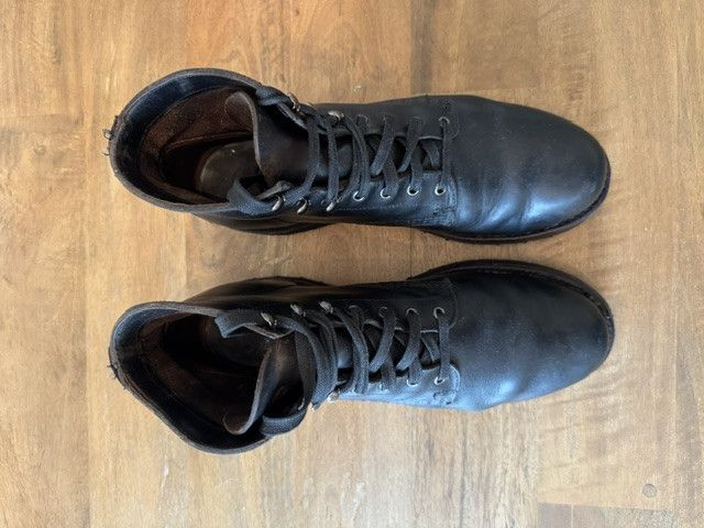 Wolverine Wolverine 1000 Mile Boots - Black - Resoled with Lug Sole Size US 10.5 / EU 43-44 - 2 Thumbnail