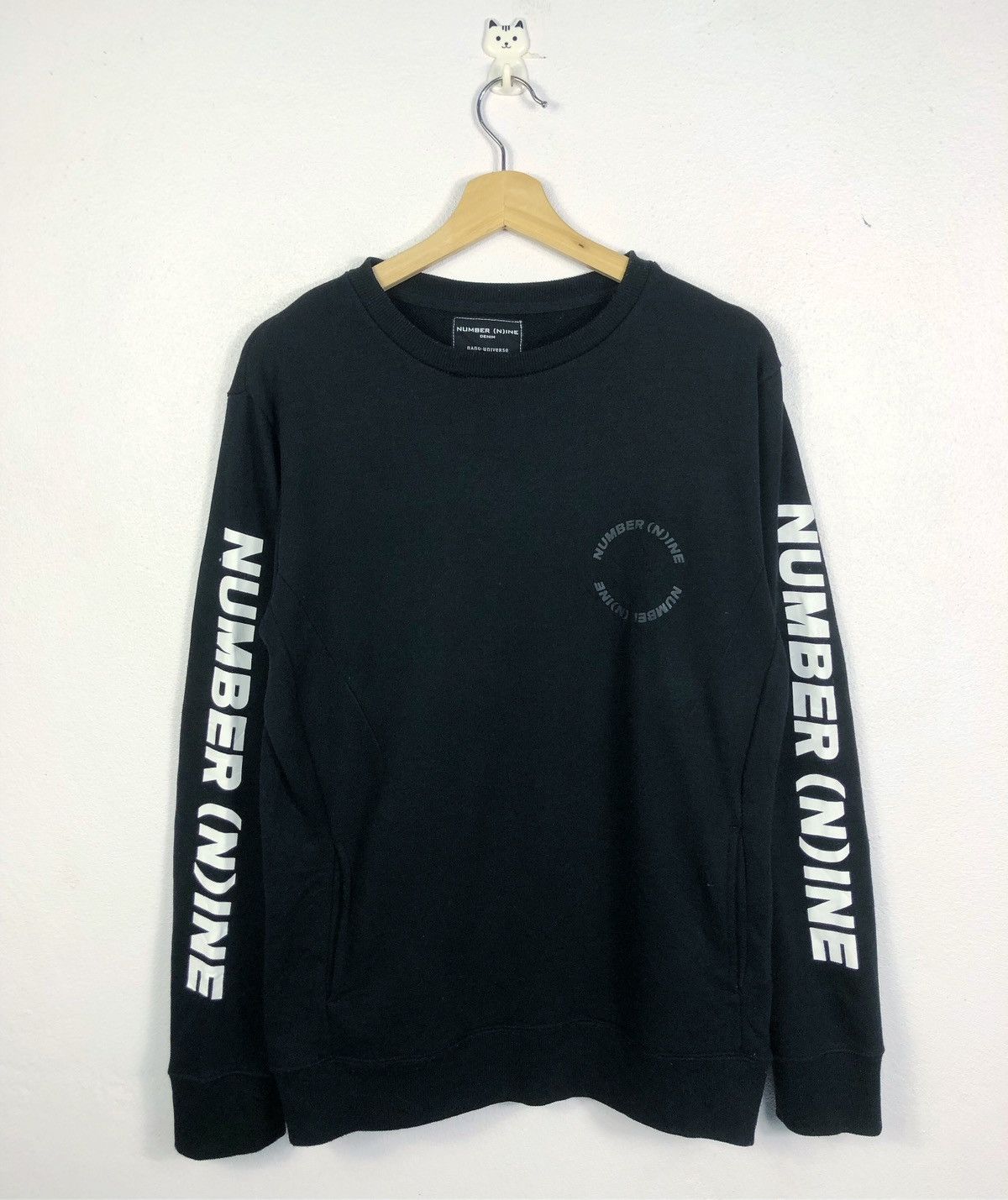 NANO universe × Number (N)ine Rare Number (N)ine Japan X Nano Universe Spellout Sweatshirt Size US L / EU 52-54 / 3 - 1 Thumbnail