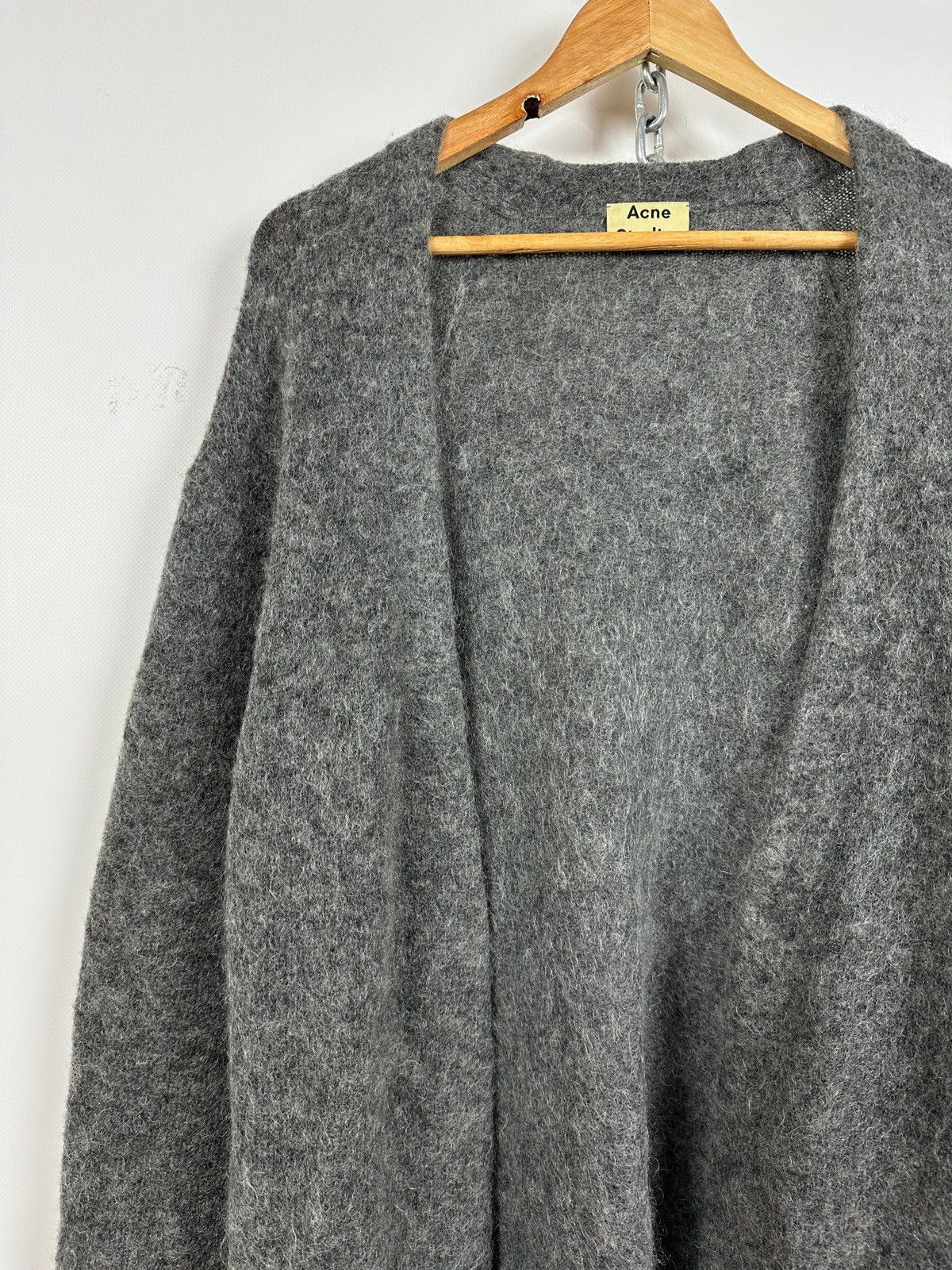 Acne Studios Acne Studios Raya Short Mohair/Wool Knit Cardigan Sweater Size S / US 4 / IT 40 - 5 Thumbnail