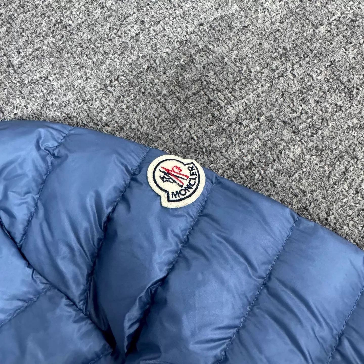 Moncler Moncler Raie Blue Lightweight Hooded Down Jacket Size 2 Size XS / US 0-2 / IT 36-38 - 5 Thumbnail