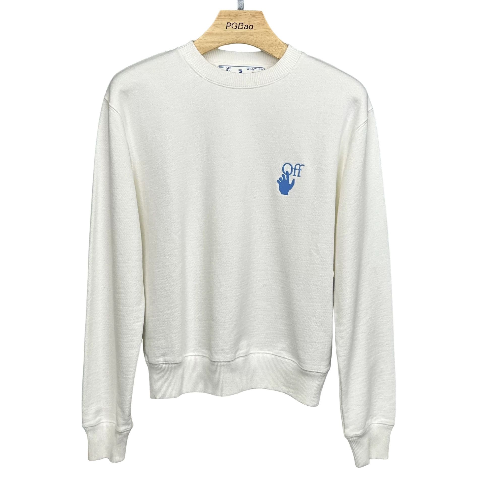 Off-White Off-White Logo Print White Sweatshirt S Size US S / EU 44-46 / 1 - 1 Thumbnail