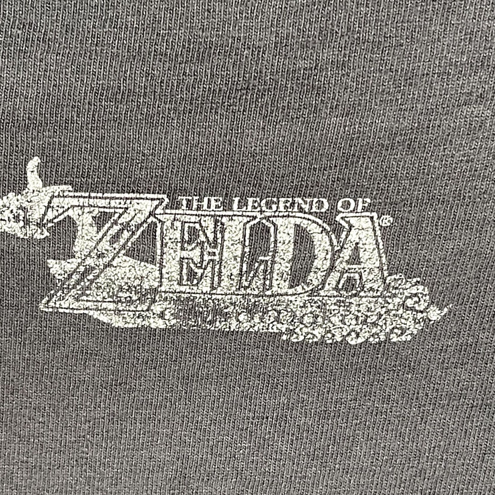 Delta Delta Pro Weight Shirt Mens XL Black Zelda Link Stained Glass Graphic Tee Size US XL / EU 56 / 4 - 4 Thumbnail
