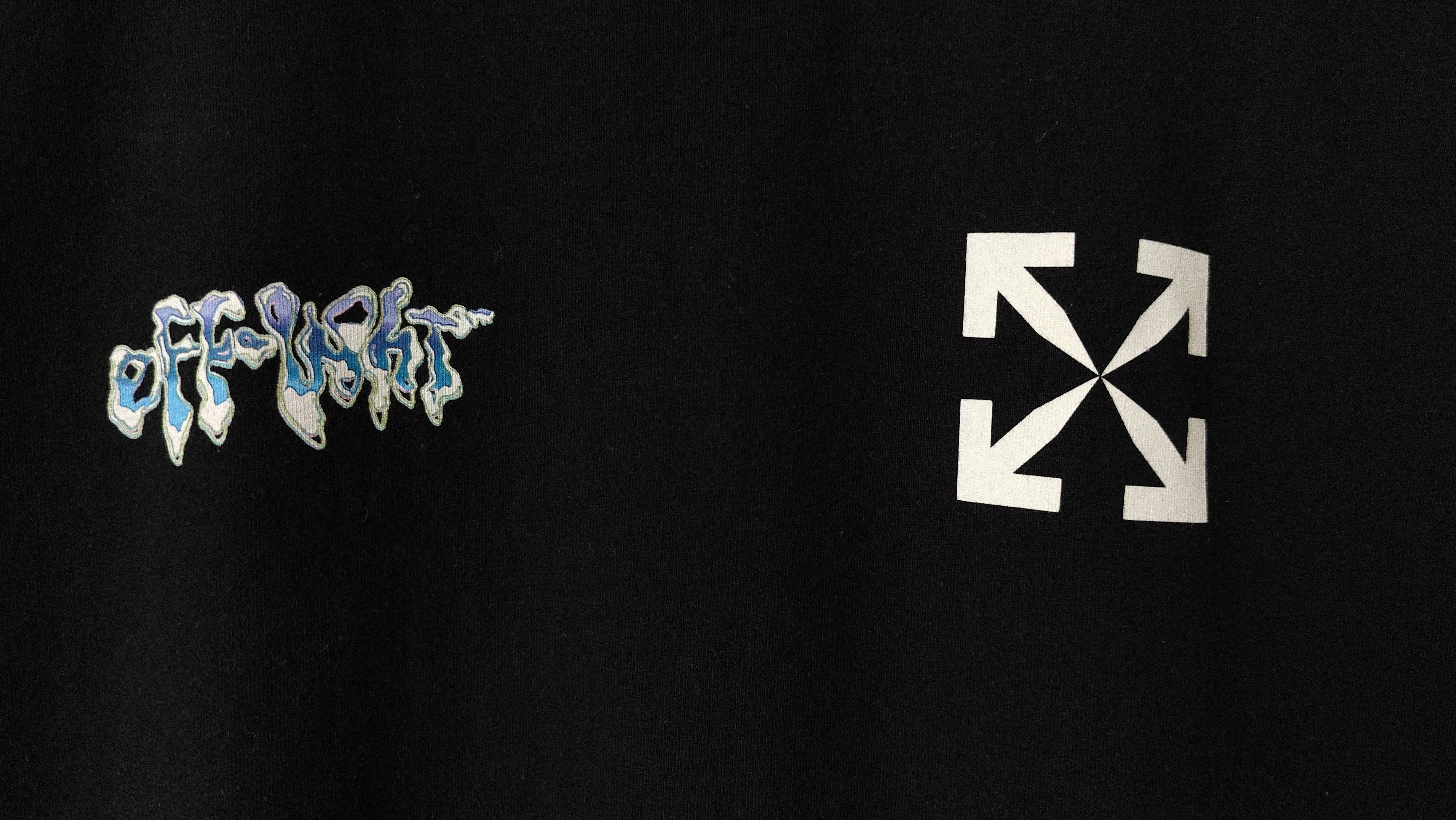 Off-White Off White Graffiti Liquid Logo Tshirt Size US M / EU 48-50 / 2 - 5 Thumbnail