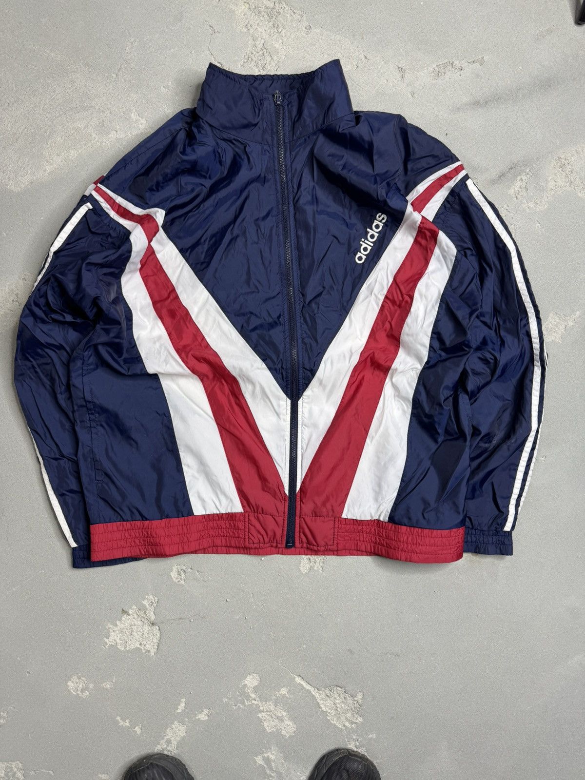 Adidas × Vintage VINTAGE ADIDAS NYLON TRACKSUIT JACKET PANTS 90s Y2K Size US M / EU 48-50 / 2 - 2 Thumbnail