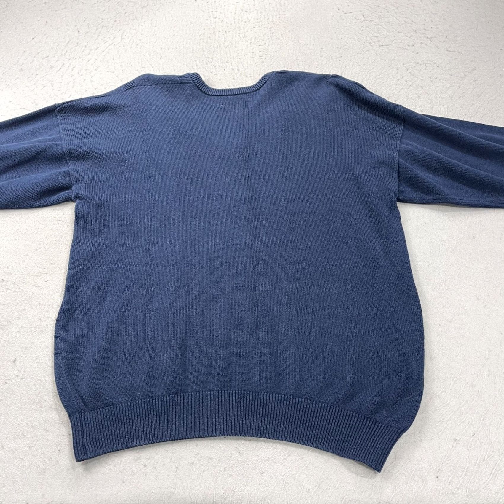 Titleist VINTAGE Titleist Golf Sweater Mens Large Blue Textured V Neck Knit Wynstone 90s Size US L / EU 52-54 / 3 - 6 Thumbnail