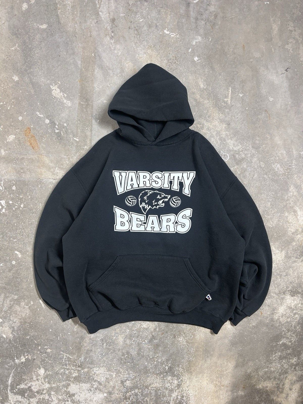 Russell Athletic Vintage Y2K Russell Athletic Varsity Bears Black Hoodie Size US XL / EU 56 / 4 - 1 Thumbnail