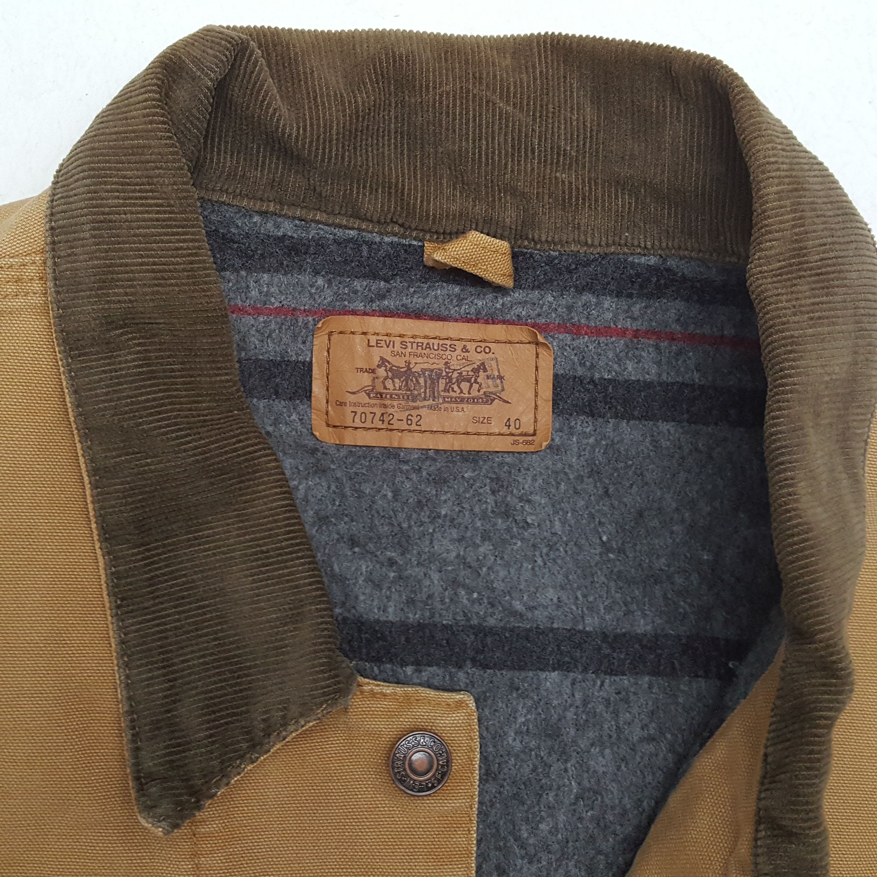 Levi's × Vintage Vintage LEVI'S American Style Work wear Jacket Size US XL / EU 56 / 4 - 10 Thumbnail