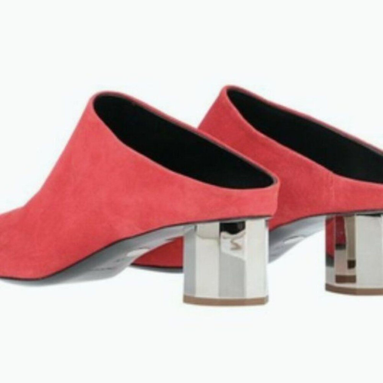 Proenza Schouler Proenza Schouler Suede Mules Red size 6 Size US 6 / IT 36 - 3 Thumbnail