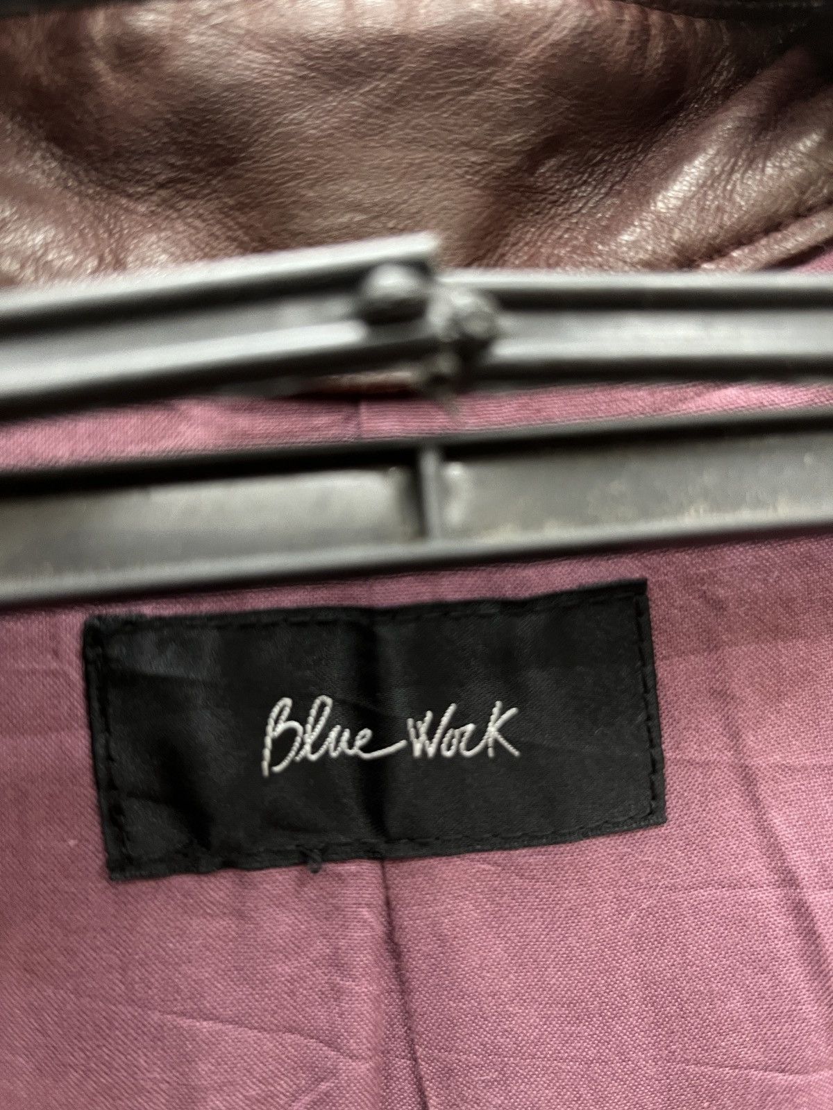 Genuine Leather 🔥🔥🔥ARCHIVE BLUE WORK LAMB SKIN LEATHER JACKET Size US S / EU 44-46 / 1 - 8 Thumbnail