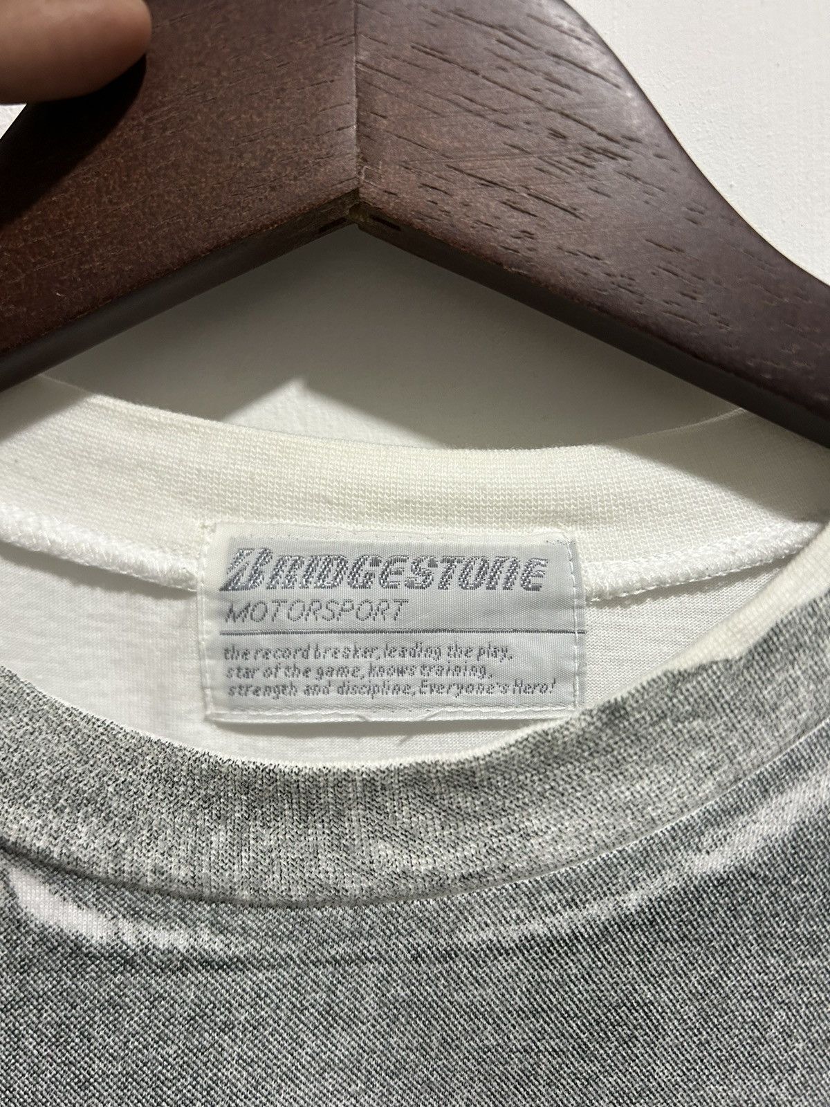 Vintage Vintage Bridgestone Nissan Skyline R32 Grand Prix 90s Tee Size US XL / EU 56 / 4 - 6 Thumbnail