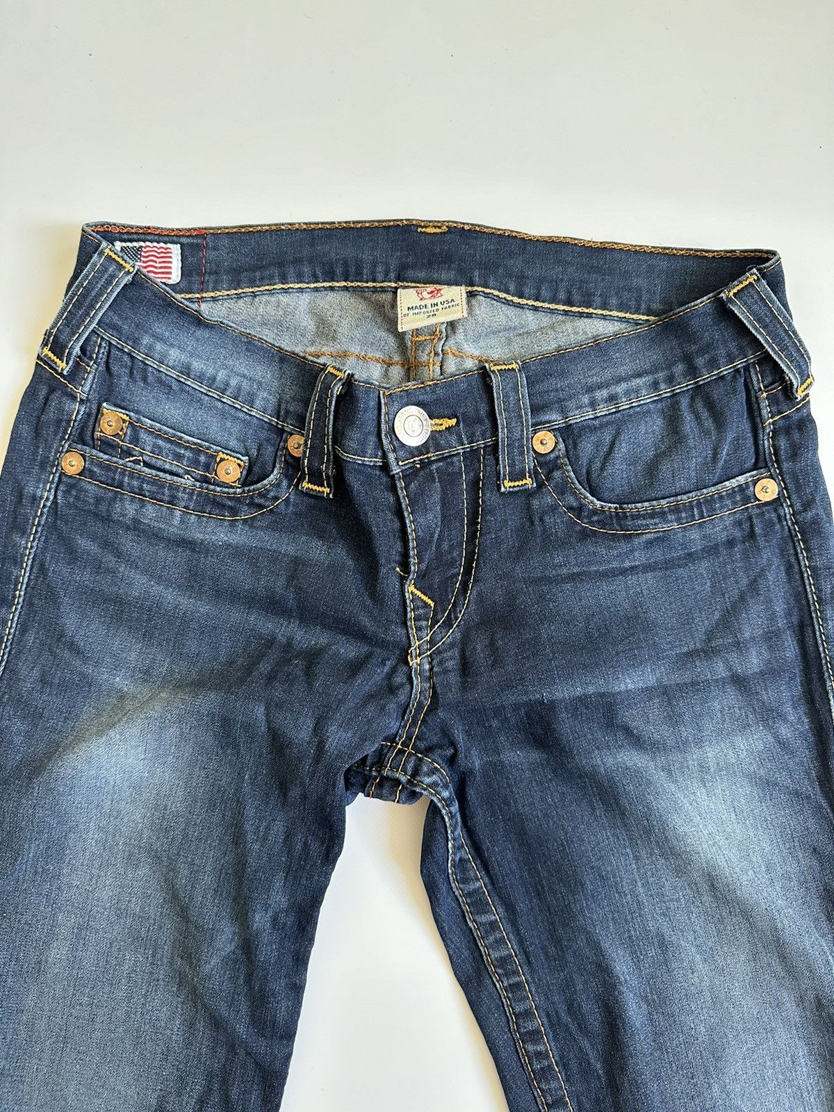 True Religion True Religion Womens Casey Skinny Jeans Size 28 Low Rise Size 28" / US 6 / IT 42 - 4 Thumbnail
