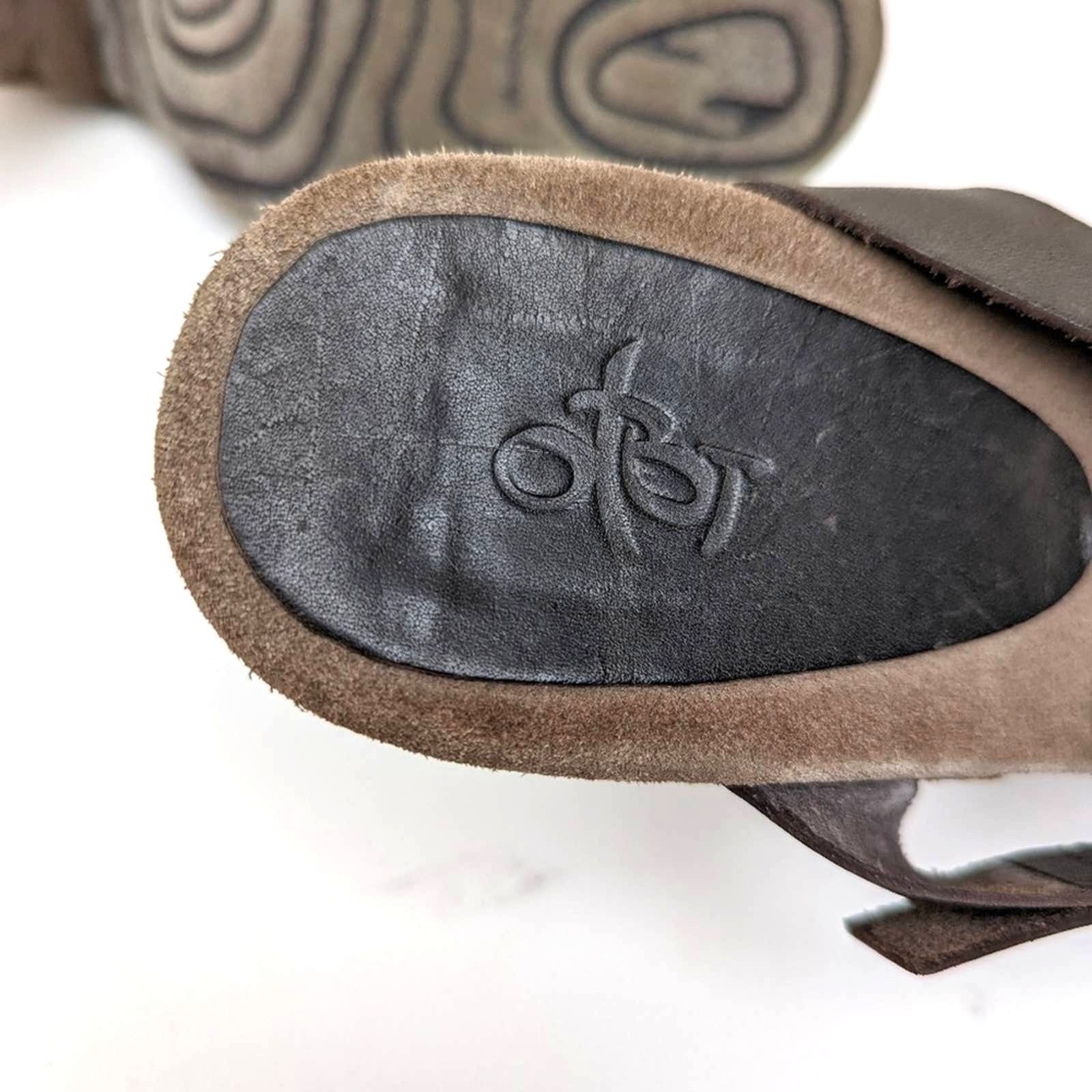 Designer OTBT Delhi Slingback Leather Pump Sandals- 8 Size US 8 / IT 38 - 9 Thumbnail